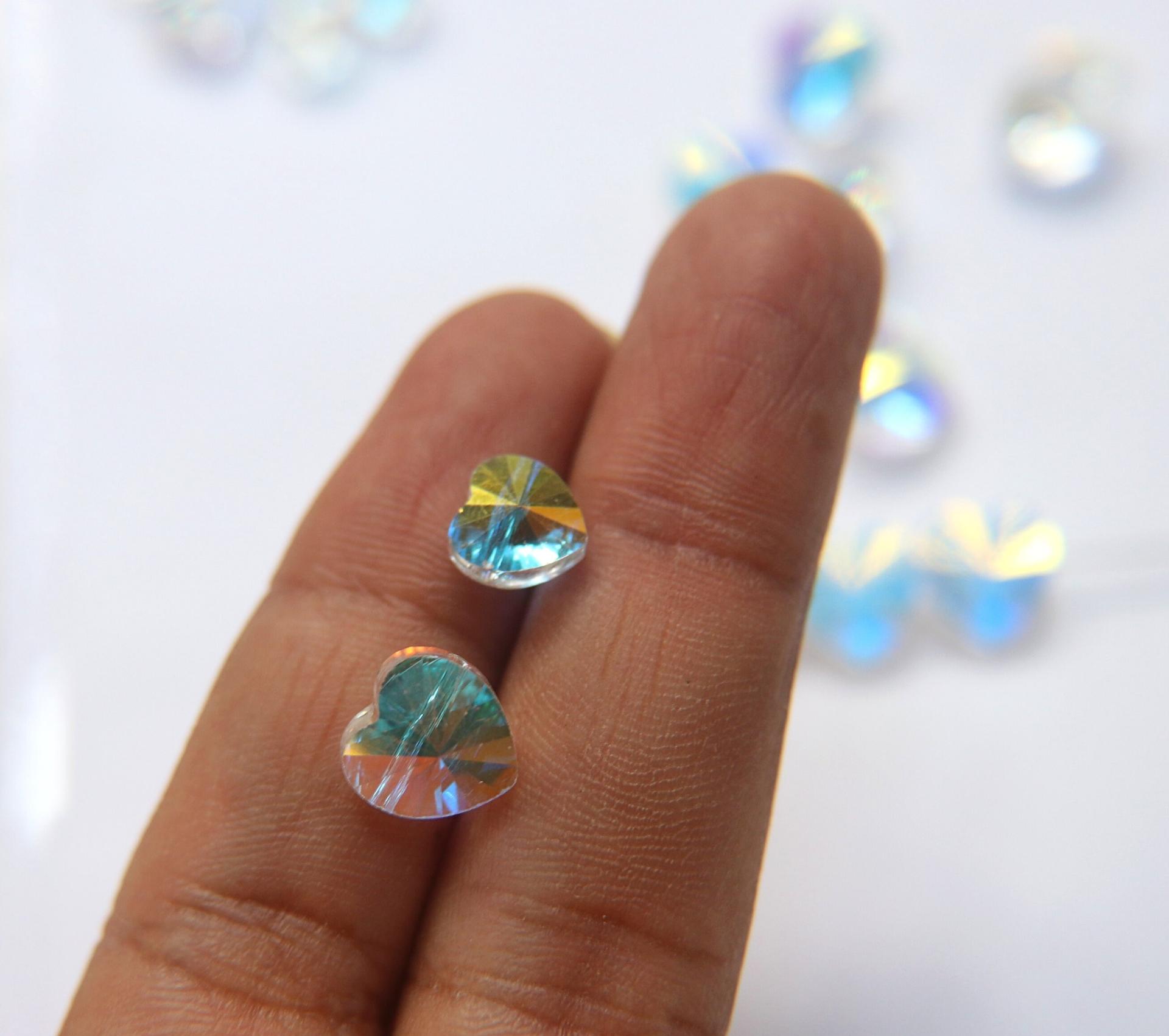 Swarovski® Vintage Crystal Elements 8/10MM 5742 in CRYSTAL Aurore Boreale 6/12/24/72/144 pieces wedding decorations, jewelry supplies