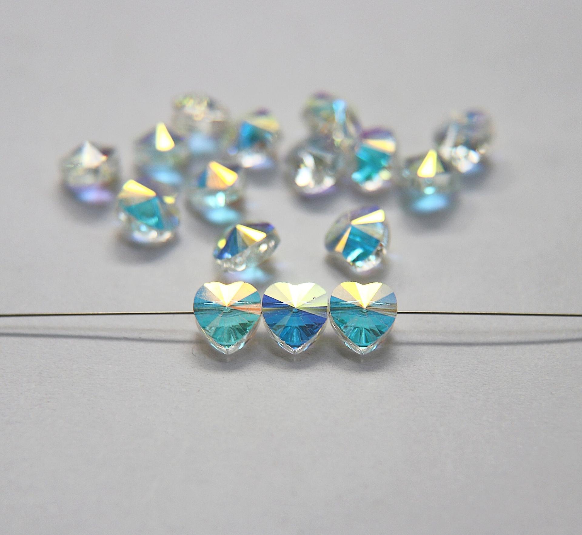 Swarovski® Vintage Crystal Elements 8/10MM 5742 in CRYSTAL Aurore Boreale 6/12/24/72/144 pieces wedding decorations, jewelry supplies