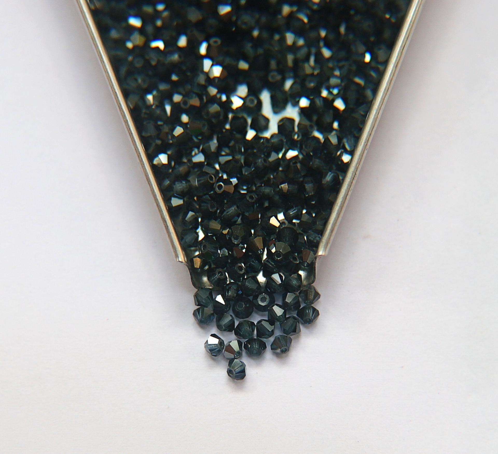 3mm Montana Satin Swarovski Bicone 5301 Beads 36/72/144/432/720 Pieces Jewelry findings, embroidery materials, jewelry making