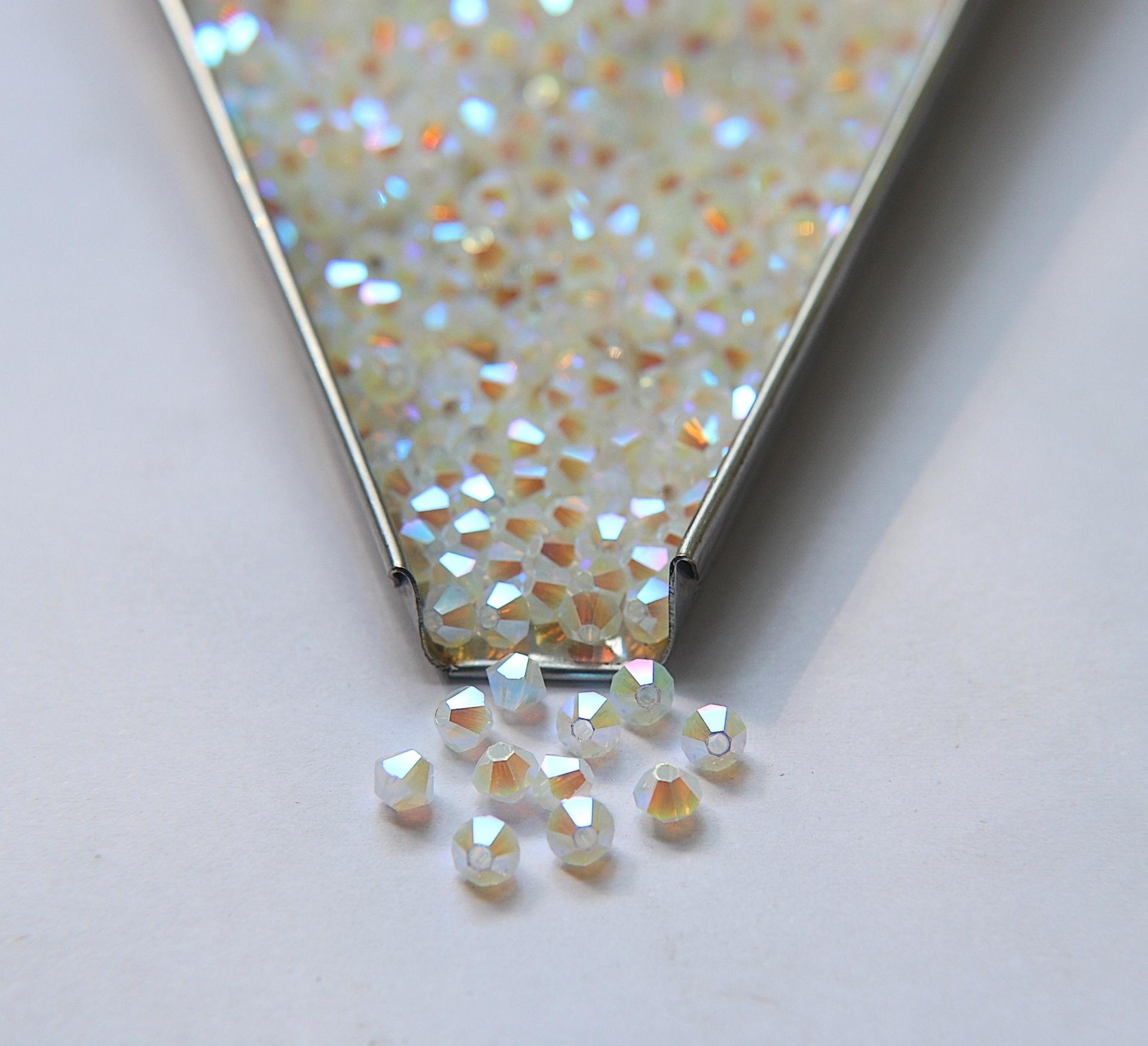 SWAROVSKI Crystal Beads | 5MM BICONE AB | 5301 | 6 pieces