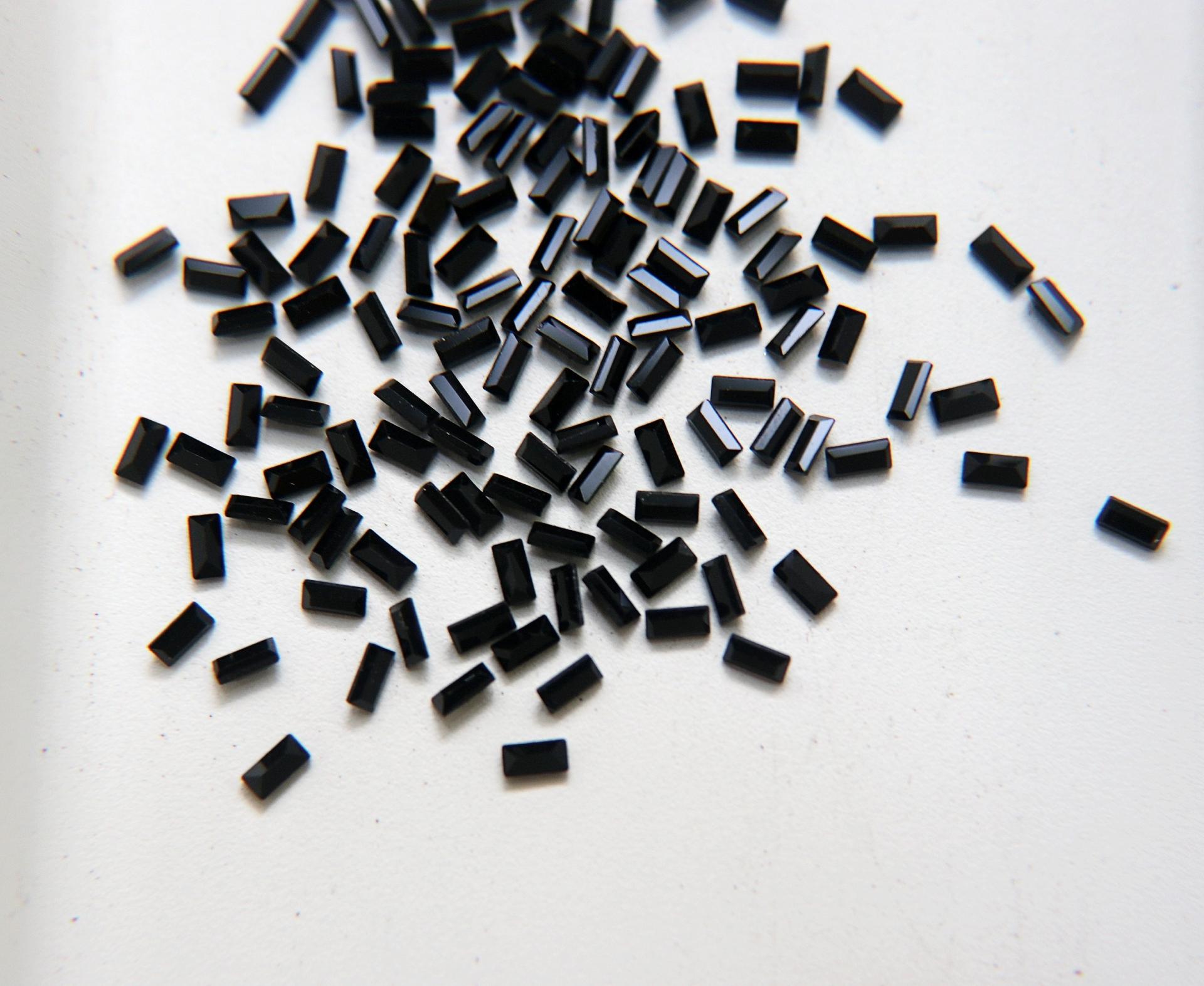 Swarovski 4501 JET Baguette Fancy Stone 4mm x 2mm 12/36/144/432/720 Pieces gemstones, jewlery making, color zirconium