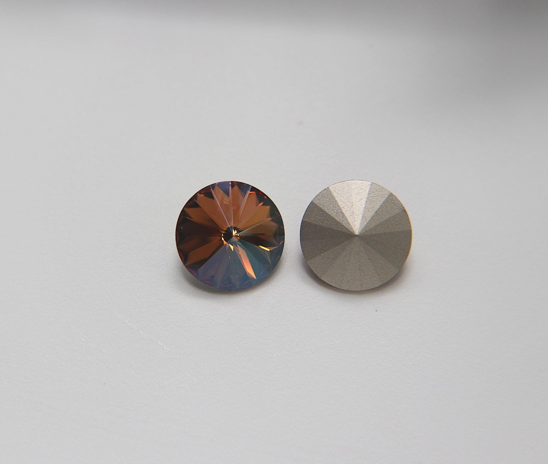 18mm Preciosa 46 11 177 Rivoli CRYSTAL Celsian Foiled 2/6 pieces jewelry making stones