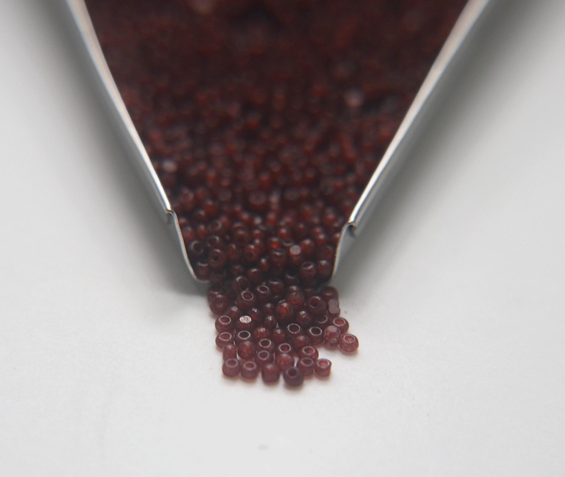 13/0 Charlotte True Cut Beads Burgundy Opal 5/10/20/50/250/500 Grams Premium Seed beads, native supply