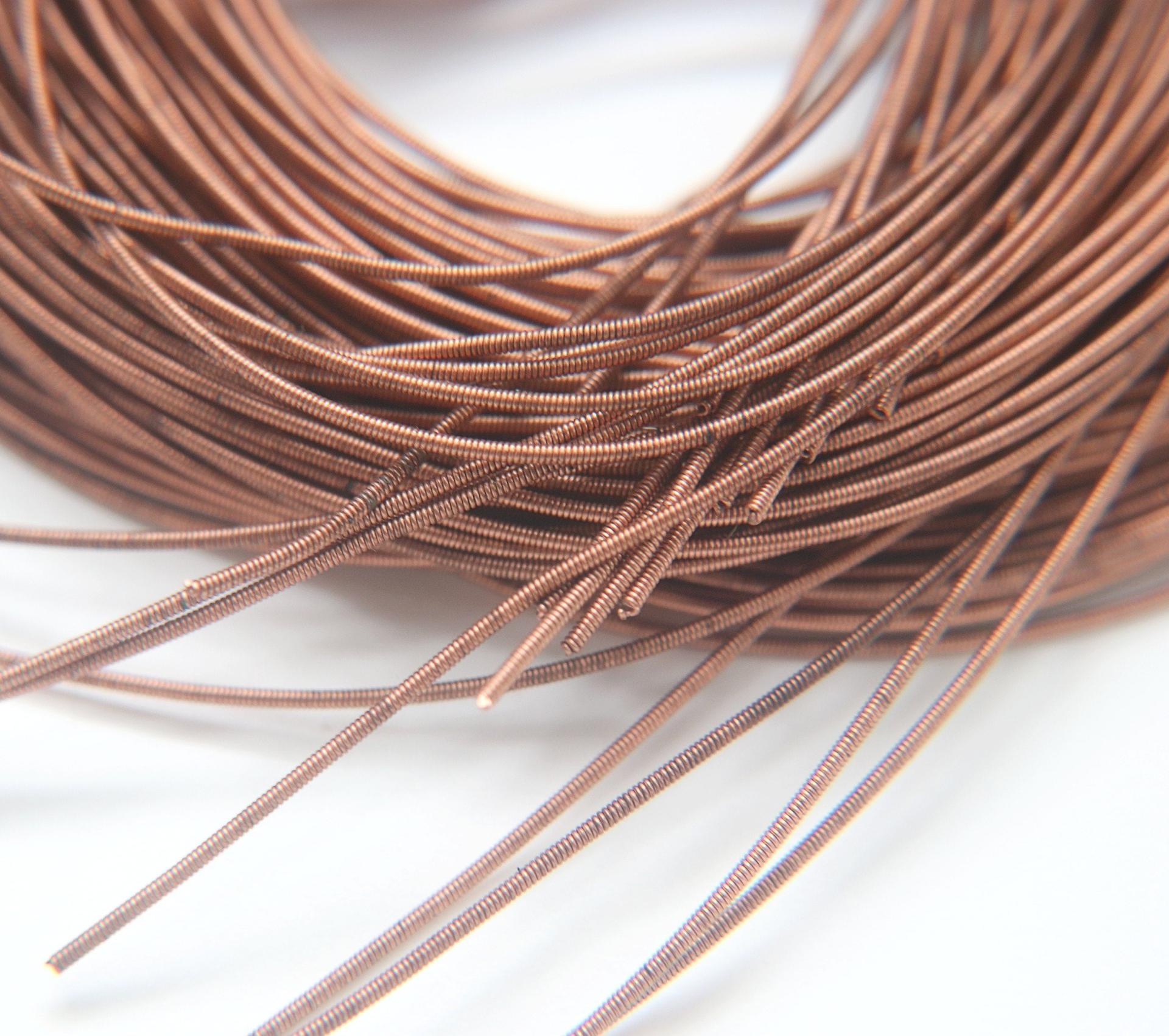 Copper Metallic French Wire, Bullion Wire, Gimp Wire 50/100/200/400 Grams embroidery threads, jewelry making
