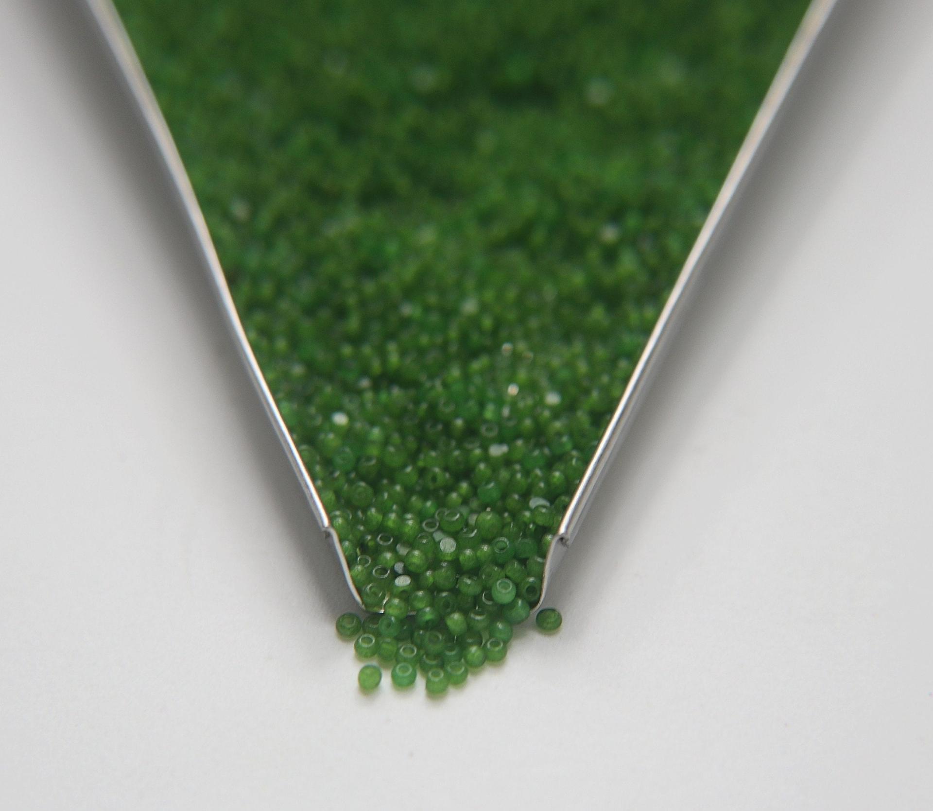 11/0 Charlotte Cut Beads Fern Green Opal 10/20/50/250/500 Grams PREMIUM SEED BEADS