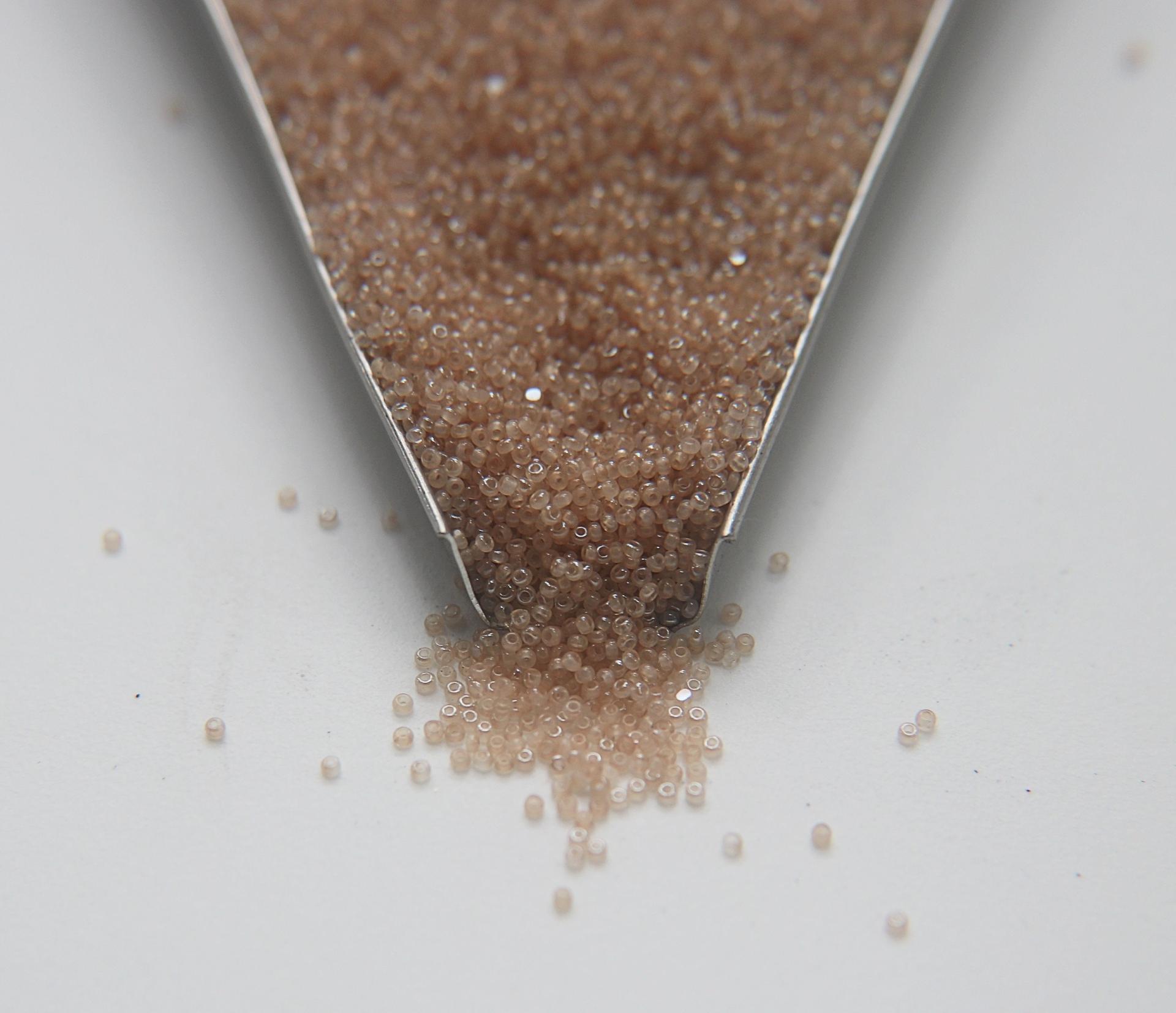 15/0 Charlotte Cut Beads in White Opal Honey 5/10/20/50/250/500 Grams native craft supplies, jewelry making, embroidery