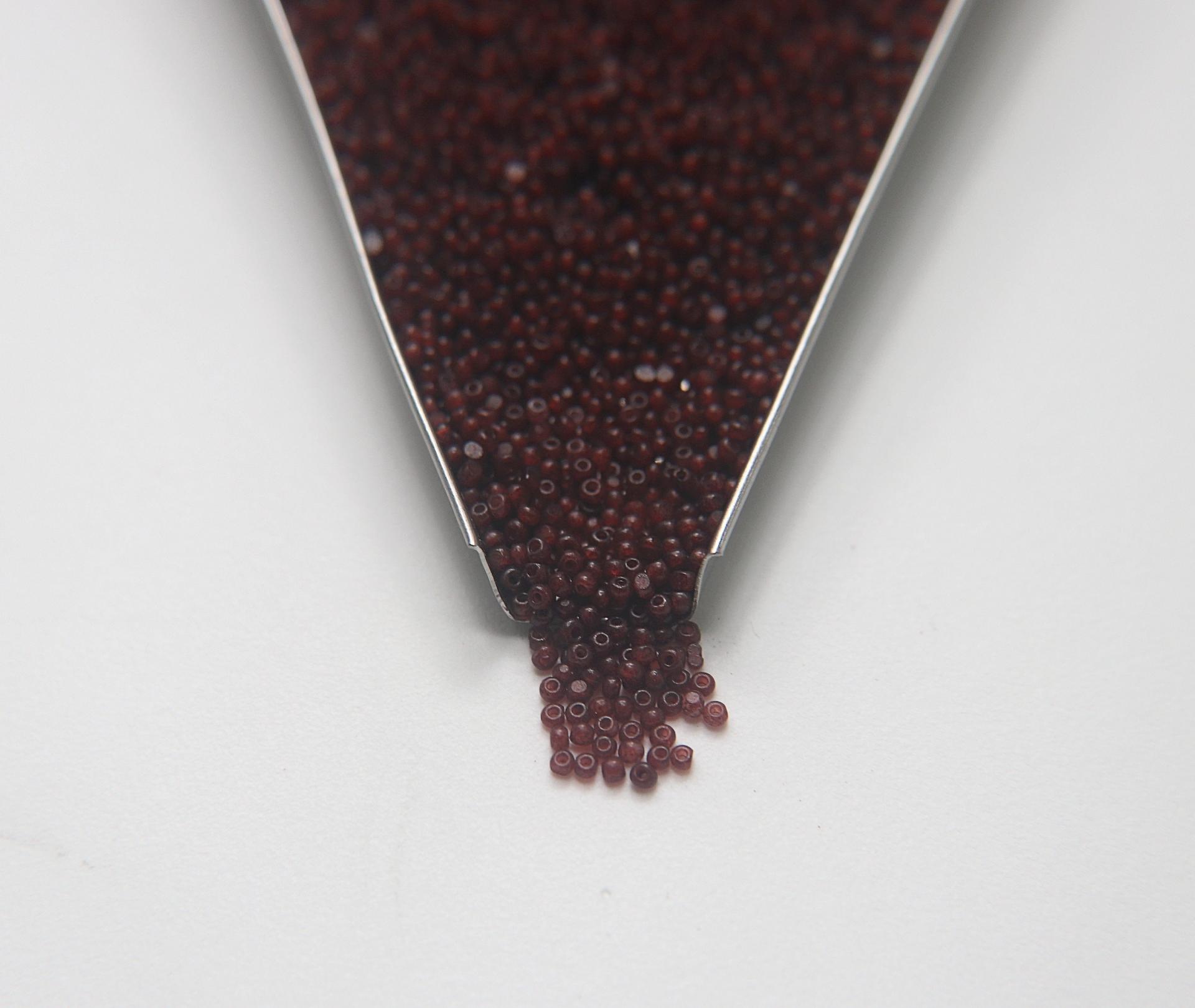 13/0 Charlotte True Cut Beads Burgundy Opal 5/10/20/50/250/500 Grams Premium Seed beads, native supply
