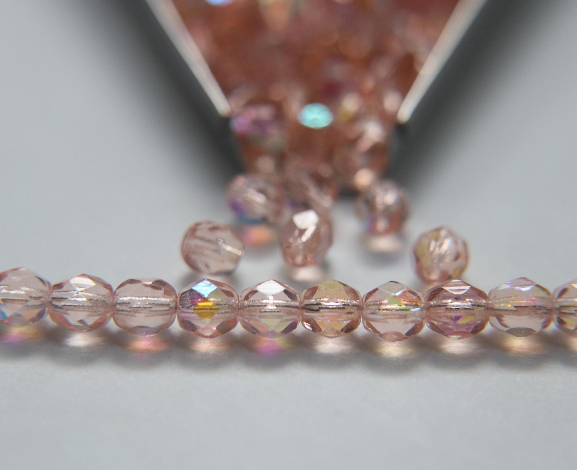 Czech Glass Beads, 6mm Firepolish, Faceted Round 12/36/72/144/288 Pieces Jewelry making beads Made in Czech Republic PREMIUM MATERIALS