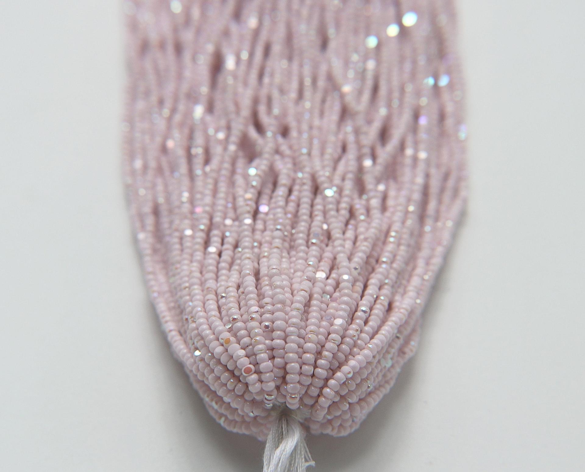 11/0 Hanks Charlotte Cut Beads Premium Patina Opaque Petal Pink Aurore Boreale 1/5/25/50/100 Hanks PREMIUM SEED BEADS, Native Supplies