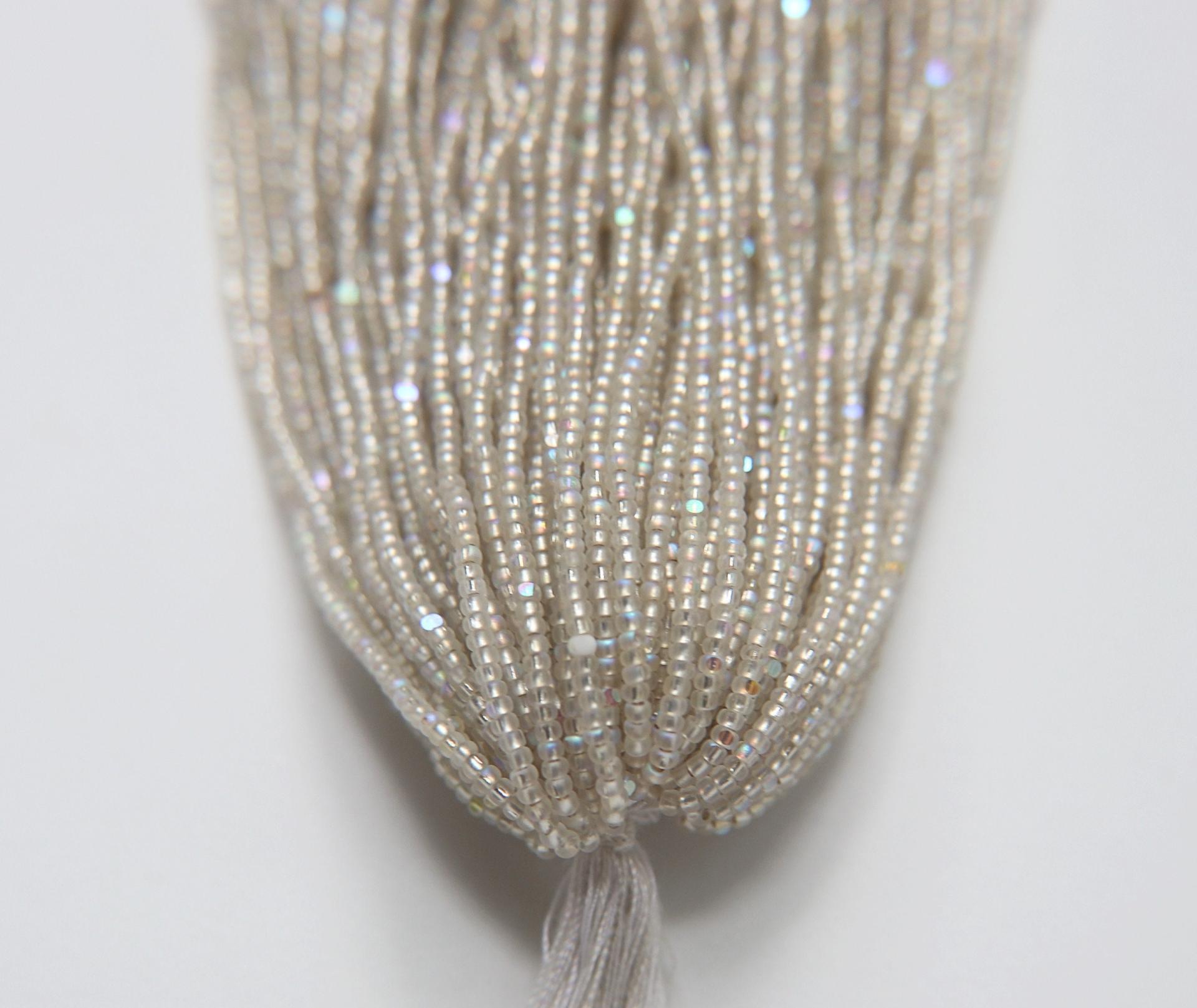 11/0 Hanks Charlotte Cut Beads Patina Matt Matt Crystal Silver Lined Aurore Boreale 1/5/25/50/100 Hanks PREMIUM SEED BEADS, Native Supplies