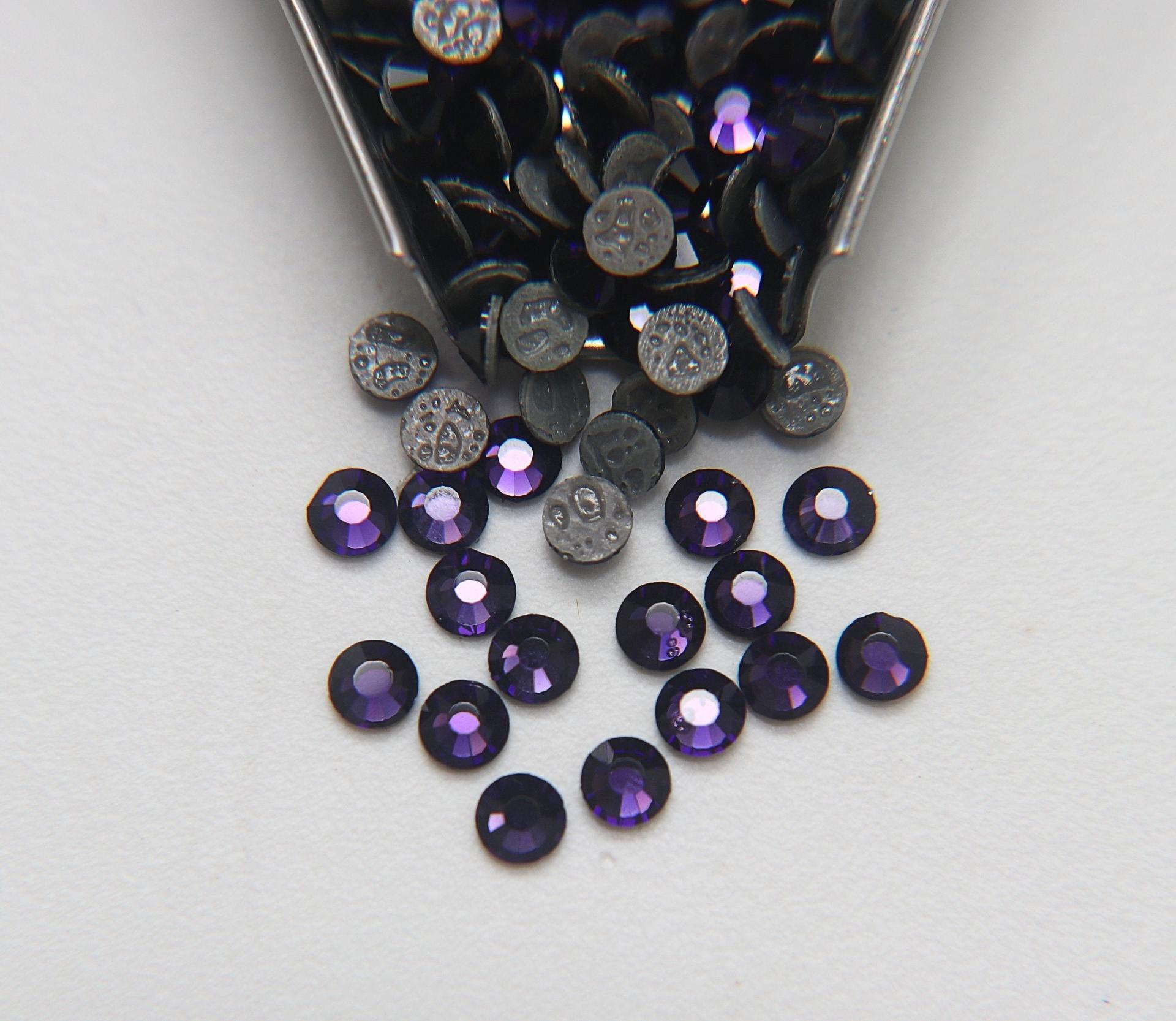 16SS Vintage Preciosa Hotfix Roses 4mm (14 Colors) Made in Czech Republic 72/288/720/1440 Pieces