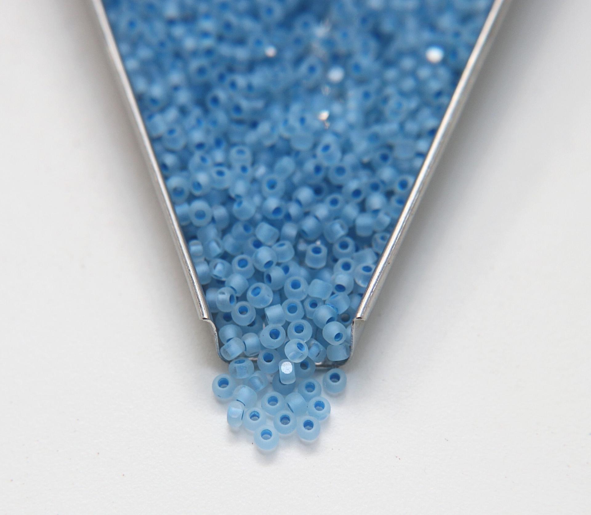 8/0 Charlotte Cut Beads MATT Neon Linings Grams frosted glass beads jewelry supply native beads embroidery supply