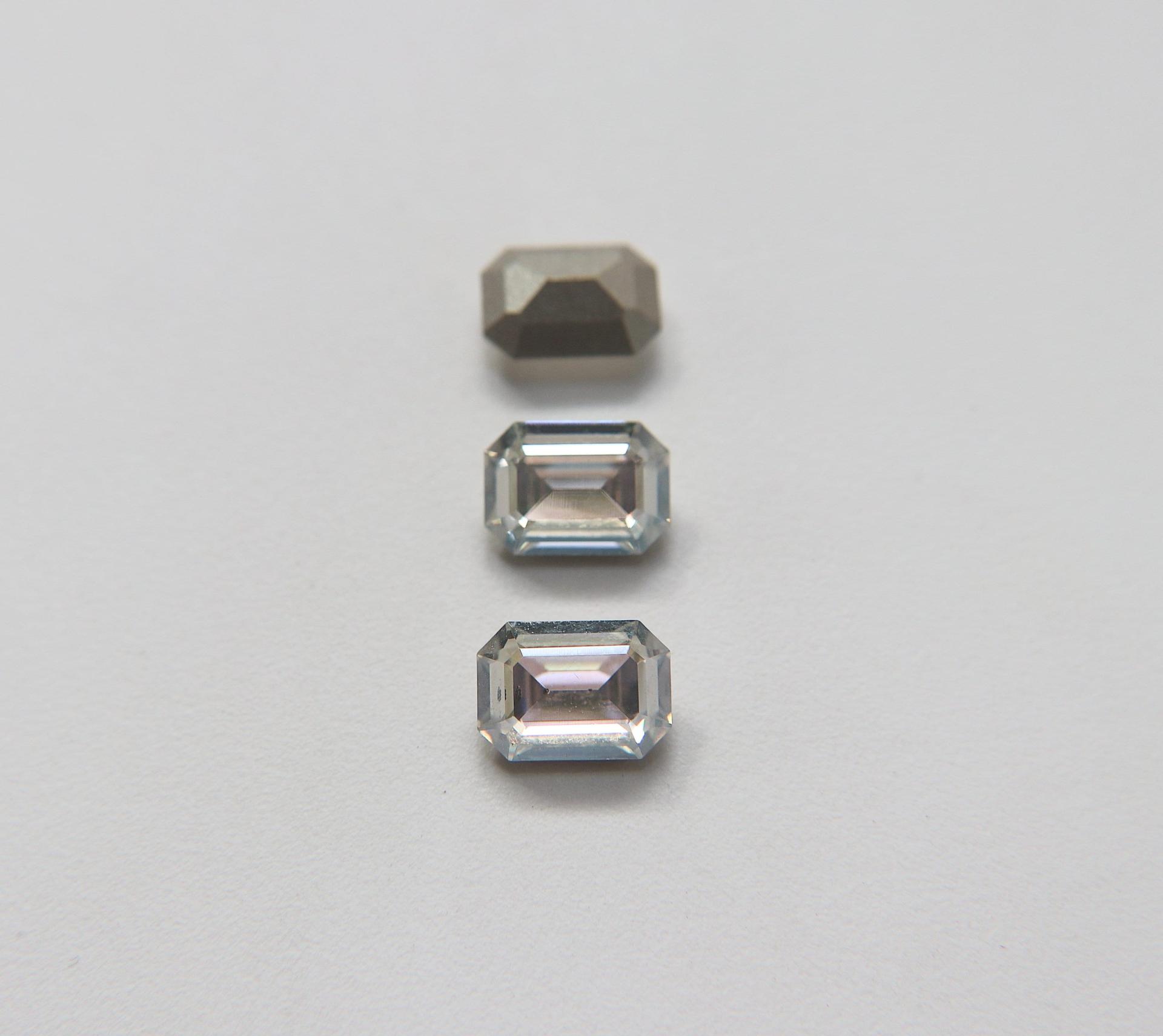 Vintage Swarovski 14x10 mm Octagon rare Fancy Stone gemstones jewlery making color zirconium