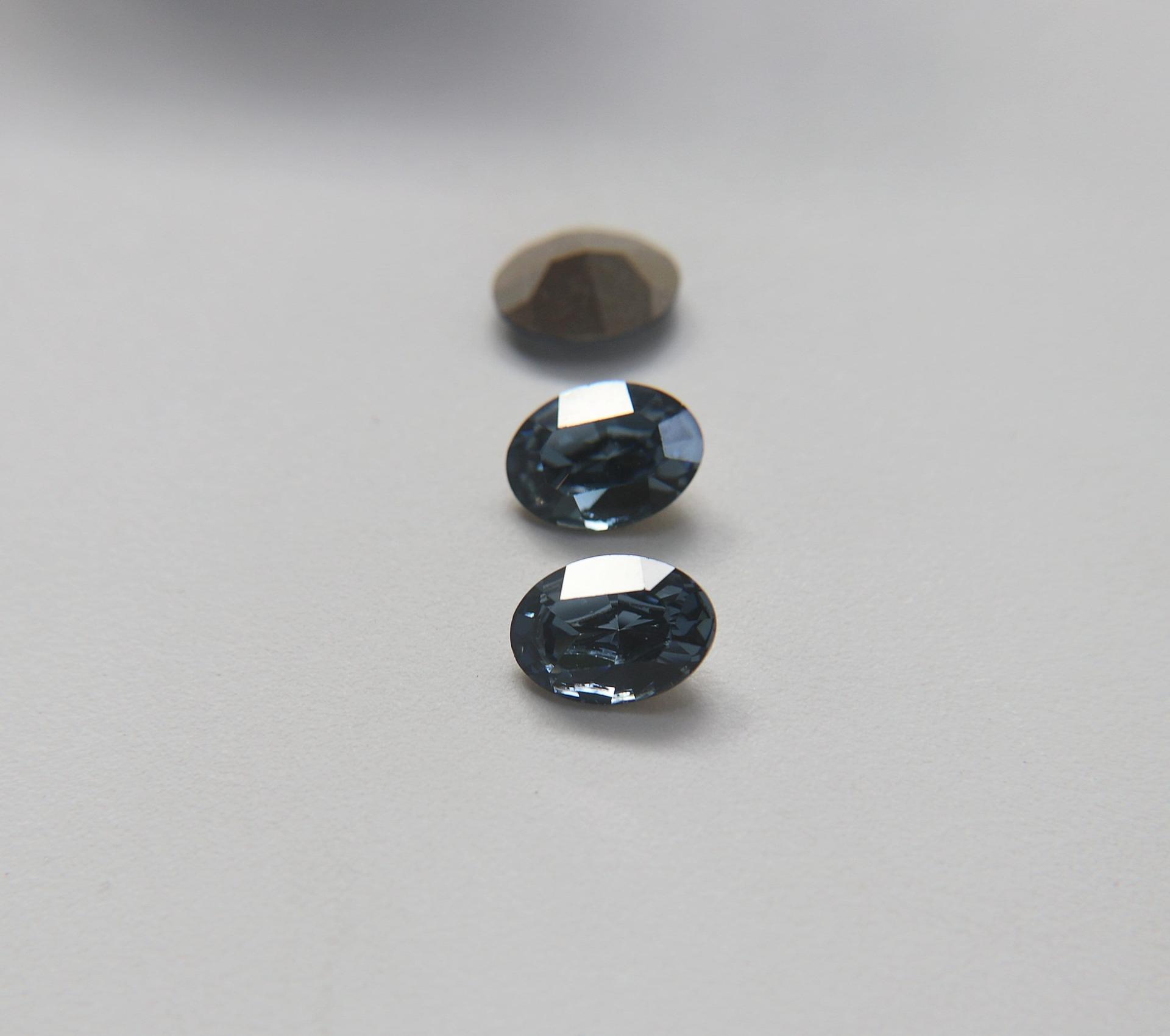 Vintage Swarovski 14x10 mm Crystal Fancy Oval Shape 4128/4100 Premier Crystal Rhinestones Stone gemstones jewlery making color zirconium