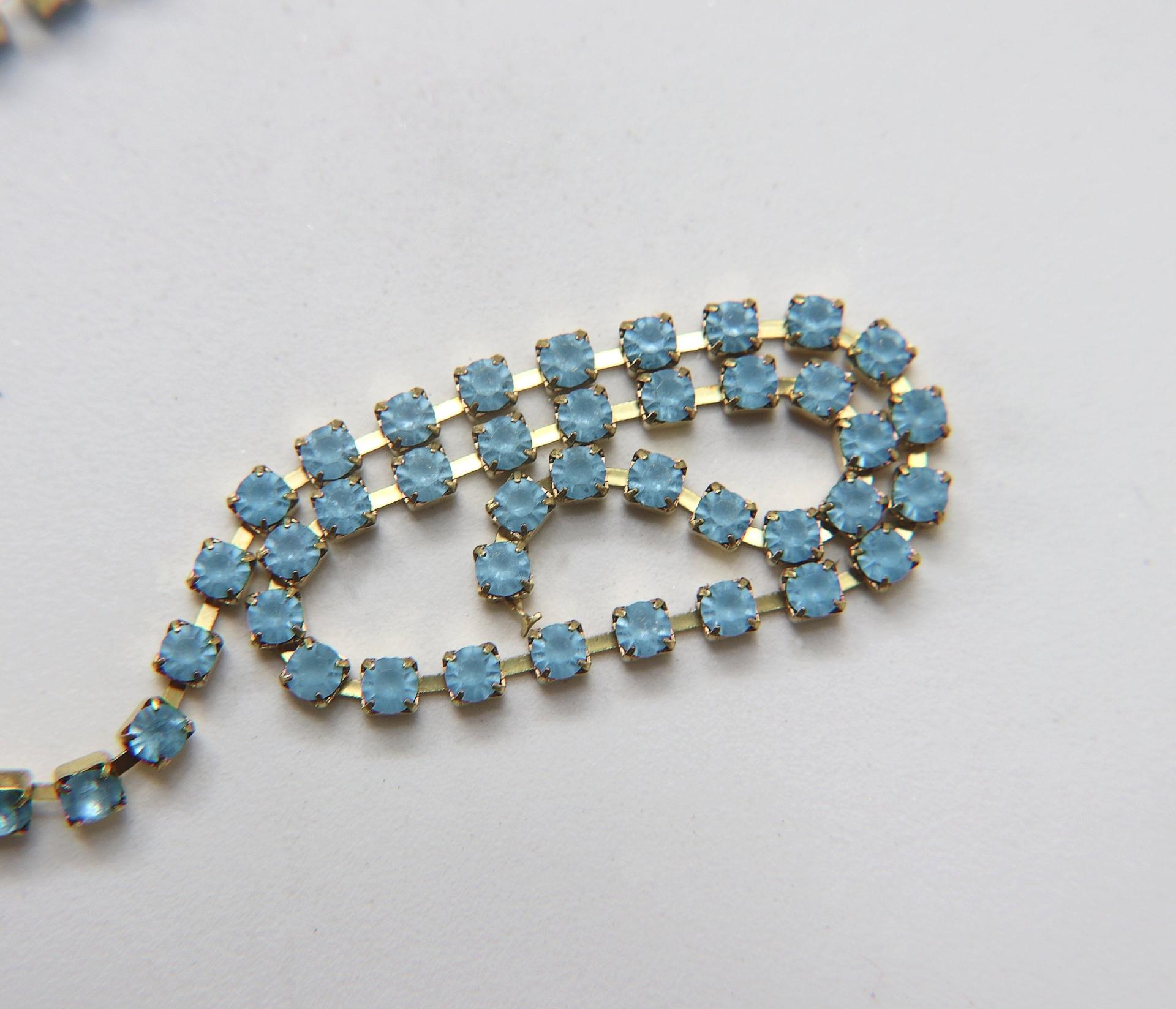 12SS MATT Rhinestone Chain Swarovski vintage 3mm vintage findings strass chains PREMIUM supplies wedding decorations laces