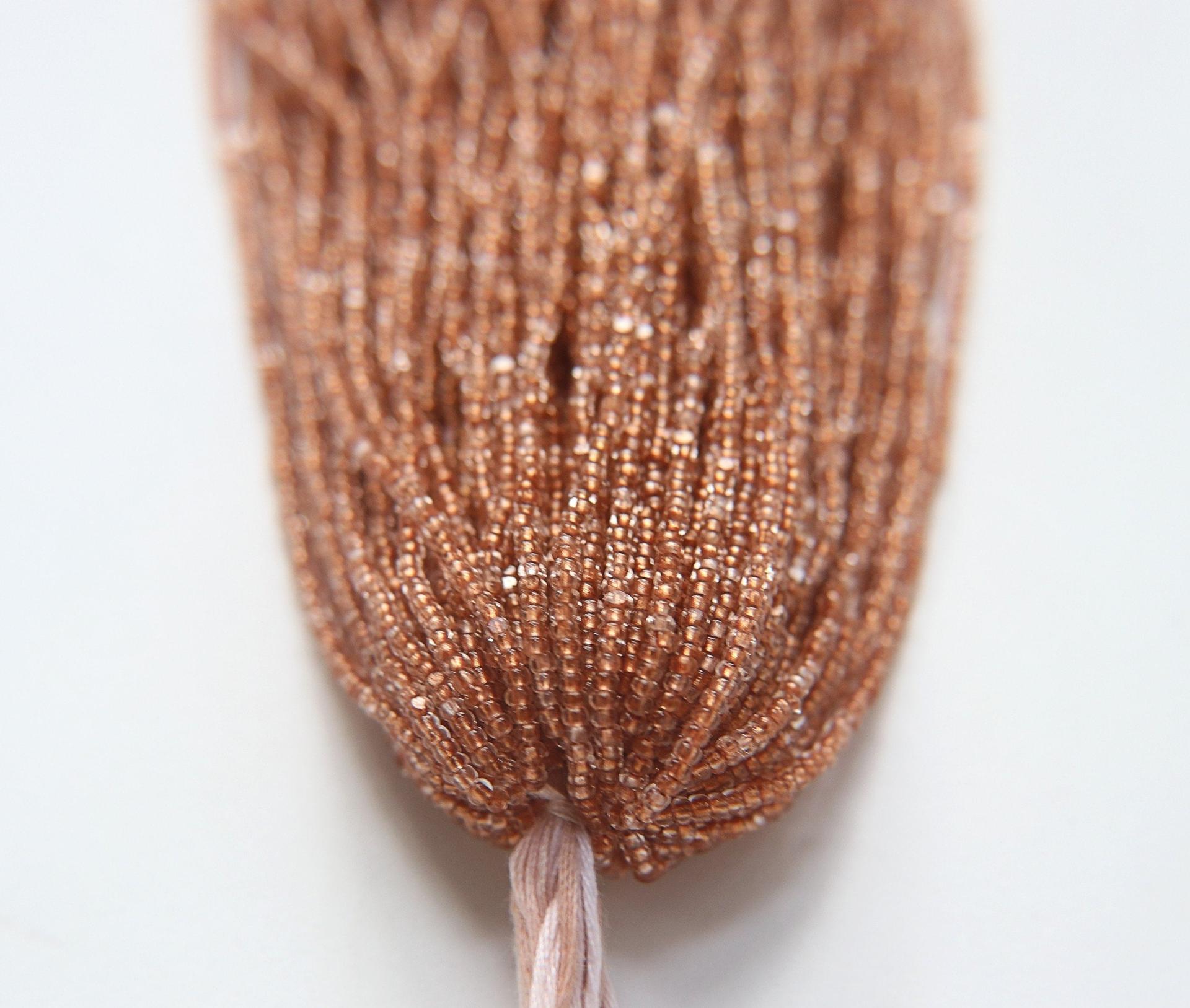11/0 True cuts Charlotte Beads Crystal Rose Gold Lined hanks ornament making european PREMIUM SEED BEADS Native Supply embroidery materials