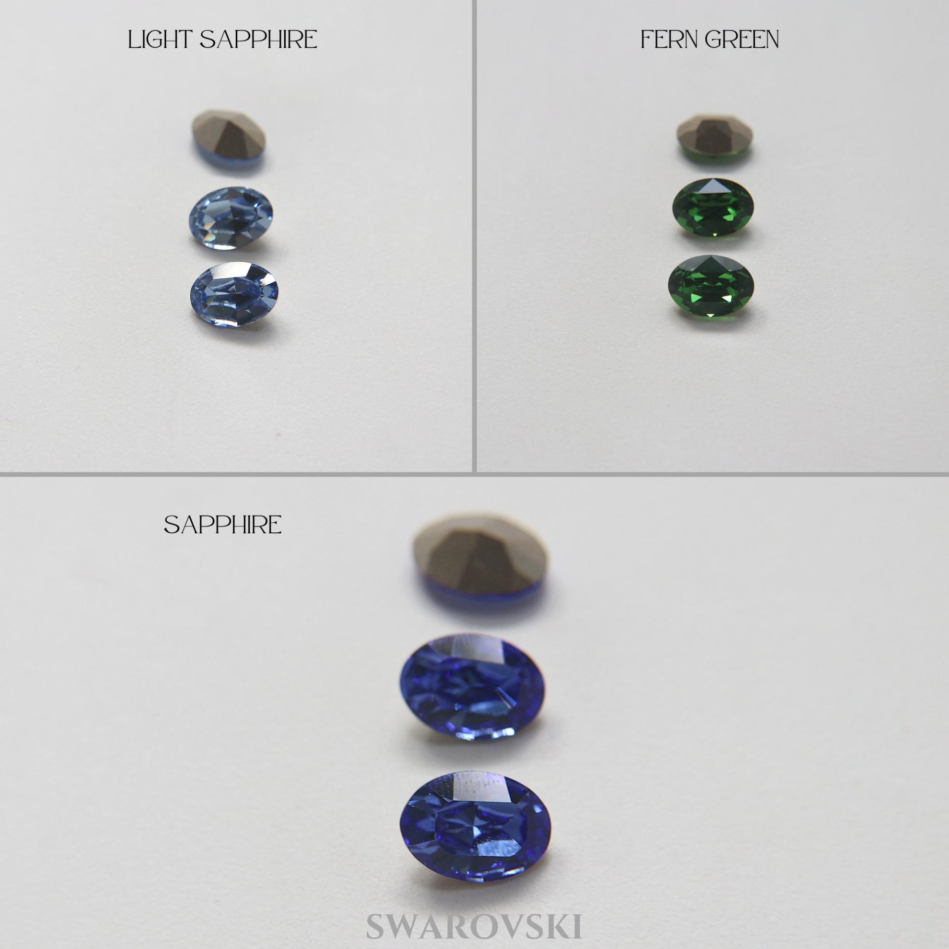 Vintage Swarovski 14x10 mm Crystal Fancy Oval Shape 4128/4100 Premier Crystal Rhinestones Stone gemstones jewlery making color zirconium