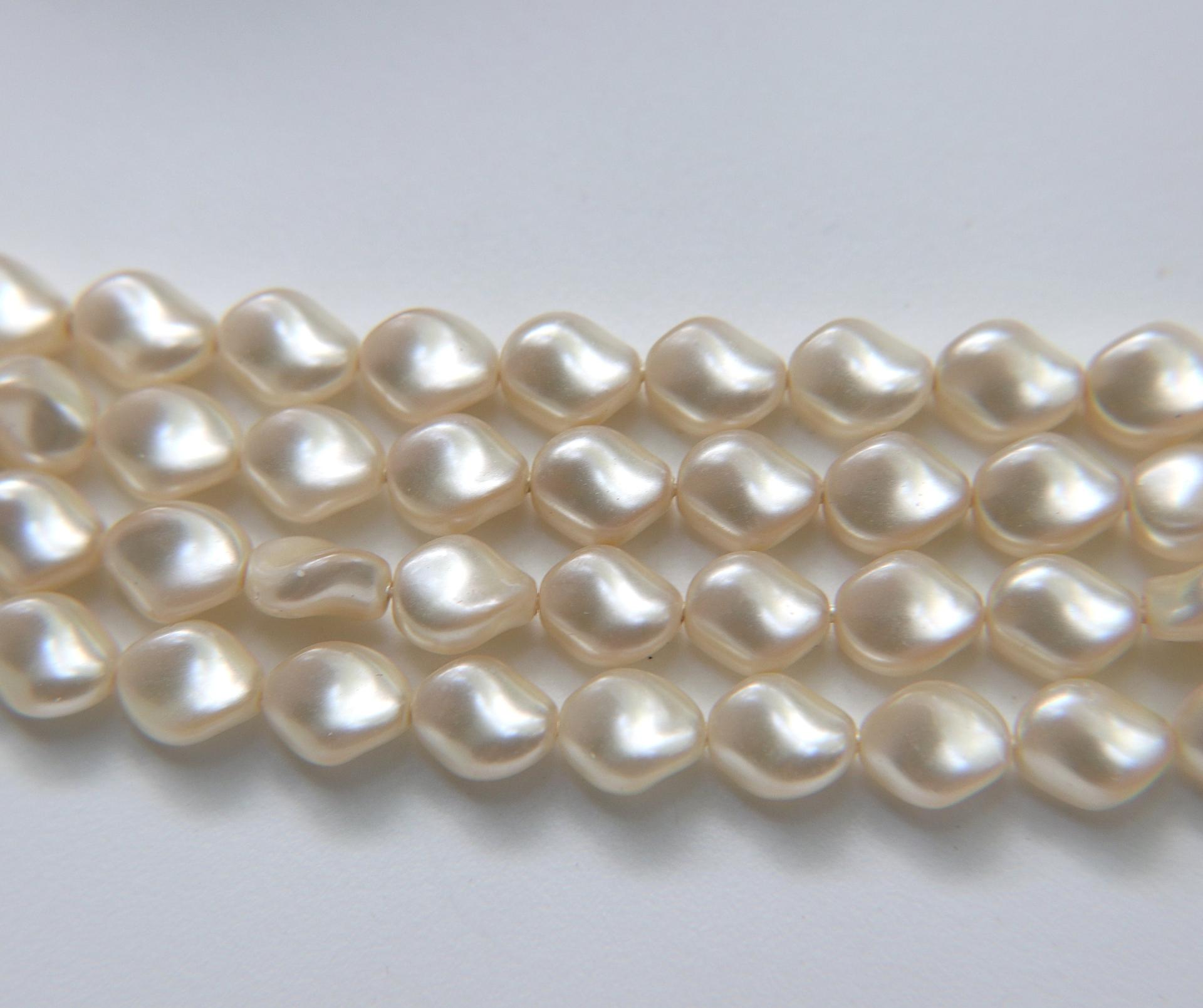 Swarovski® 5826 Twisted Crystal White Pearl 9x8 mm swarovski crystal beads swarovski crystal pearl WHOLESALE PRICES