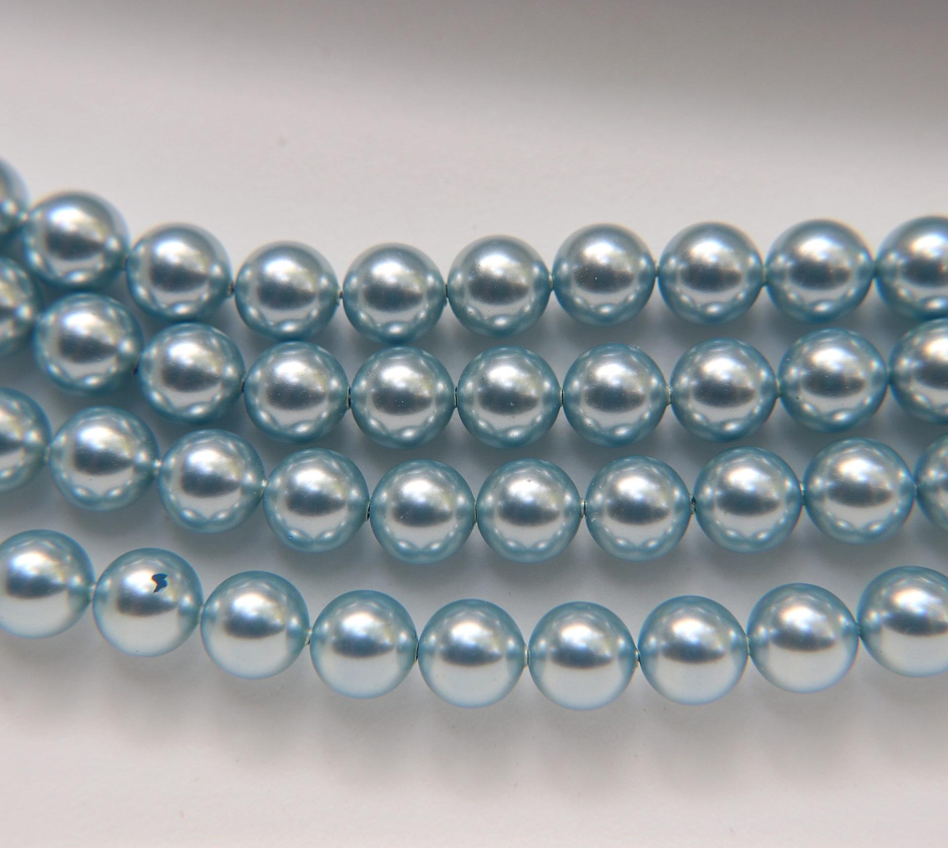 Swarovski® 8mm Crystal Light Blue Pearl Round Pearl Beads round pearl swarovski crystal beads swarovski crystal pearl WHOLESALE PRICES