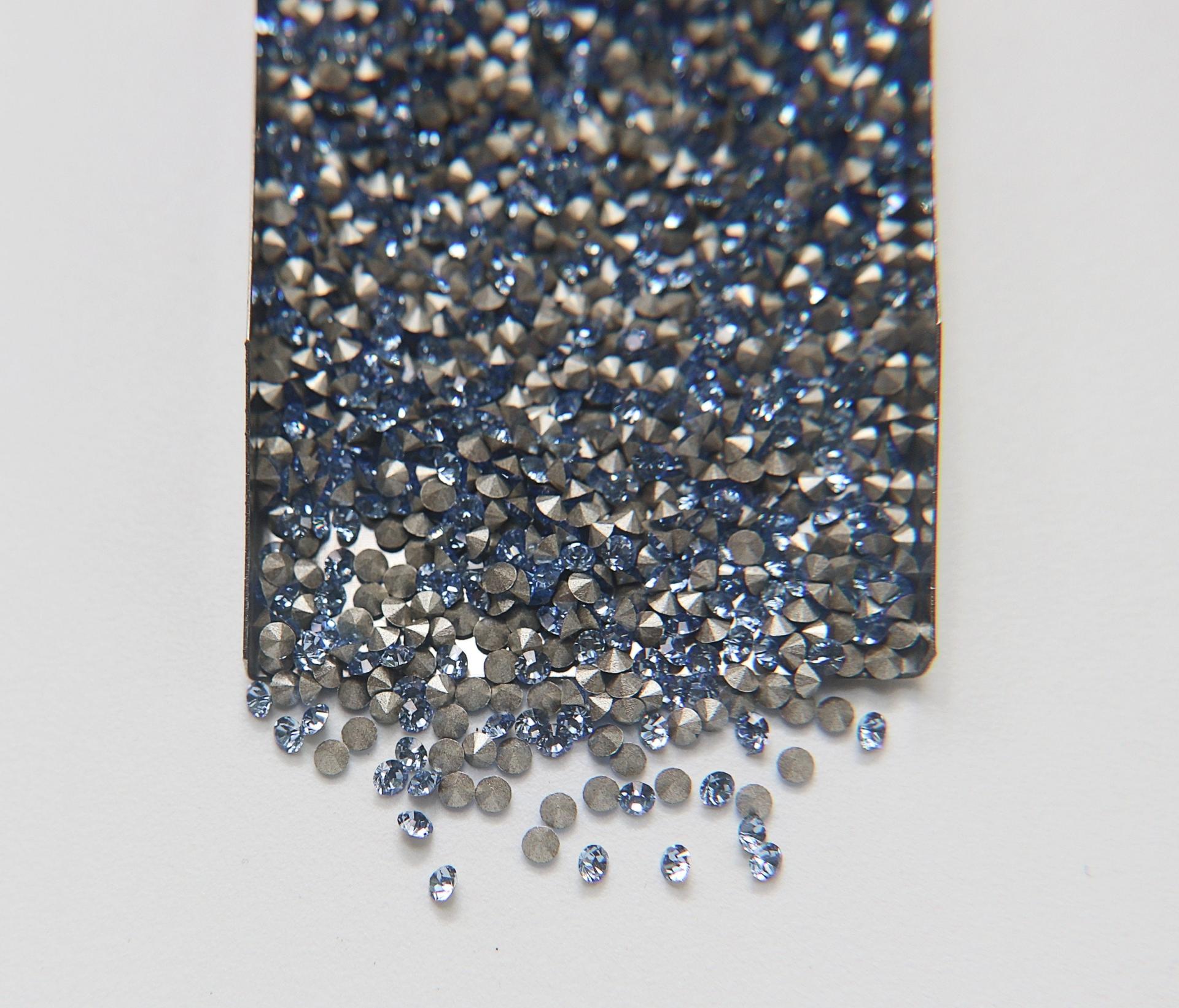 Swarovski Crystal 1028 18pp/8ss Crystal Xilion Chatons Vintage Swarovski foile zirconium hobby craft jewelry making clay craft