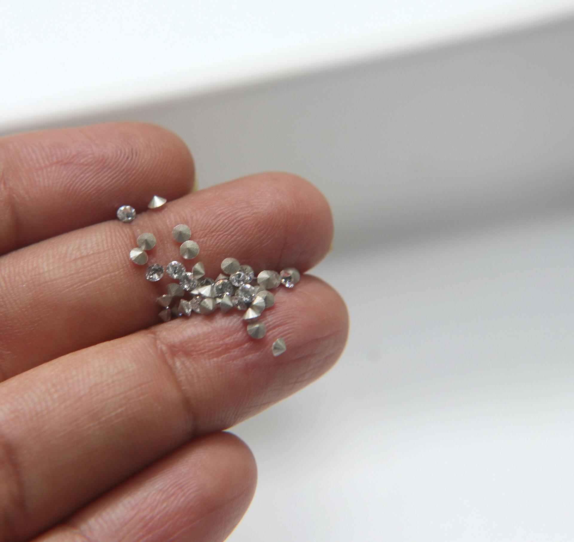 Swarovski Crystal 1028 18pp/8ss Crystal Xilion Chatons Vintage Swarovski foile zirconium hobby craft jewelry making clay craft