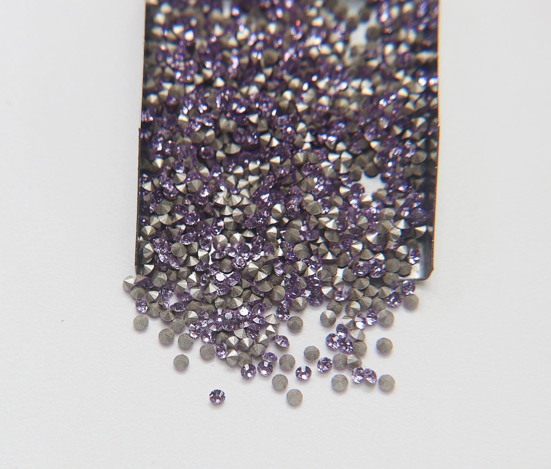 Swarovski Crystal 1028 18pp/8ss Crystal Xilion Chatons Vintage Swarovski foile zirconium hobby craft jewelry making clay craft