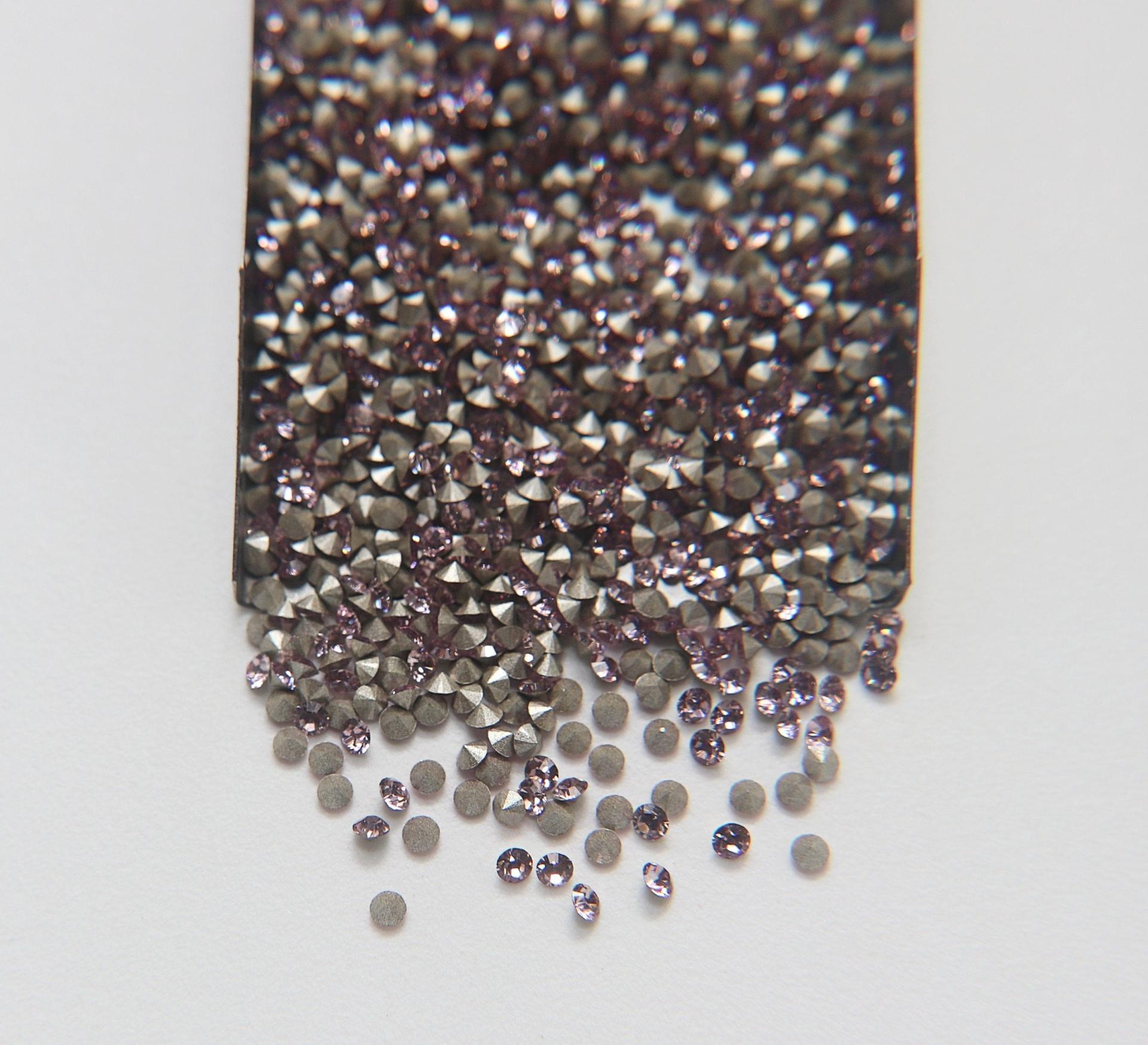 Swarovski Crystal 1028 18pp/8ss Crystal Xilion Chatons Vintage Swarovski foile zirconium hobby craft jewelry making clay craft
