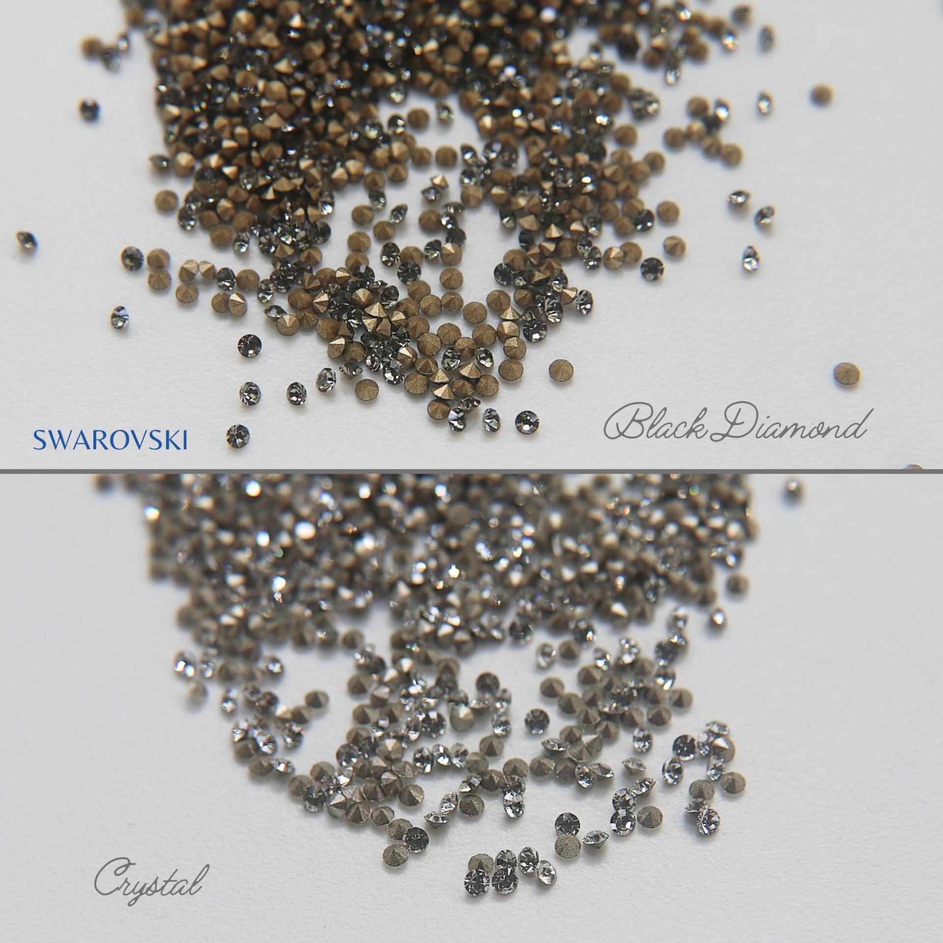 Swarovski Crystal 5SS/PP12 1.5mm 1028 Chatons Vintage Swarovski Crystal dust Clay nail art