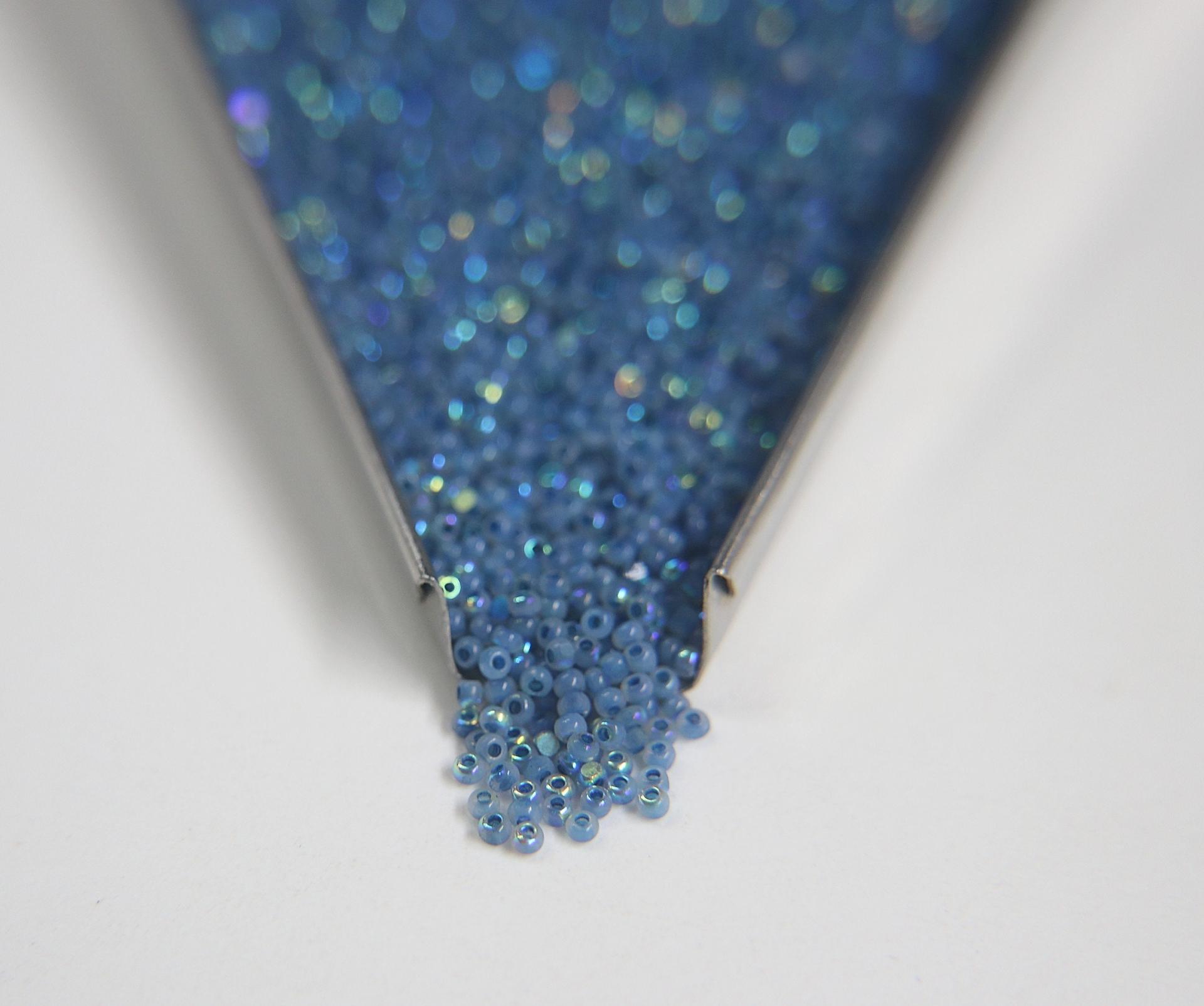 11/0 Charlotte true Cut Beads Patina Opal Neon Electric Blue Aurore Boreale loose beads embroidery materials making jewelry native supply