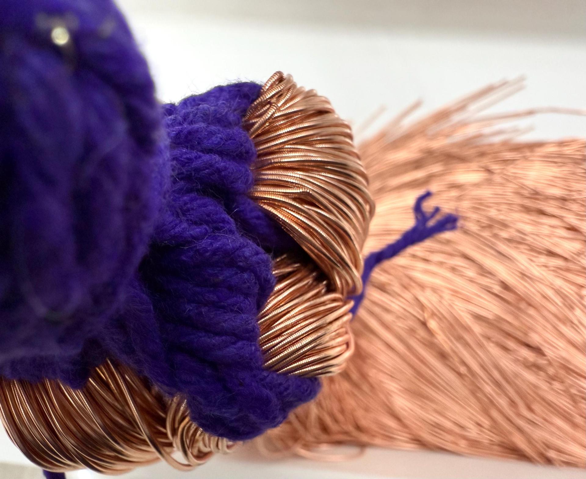 Copper Metallic French Wire, Bullion Wire, Gimp Wire for embroidery craft