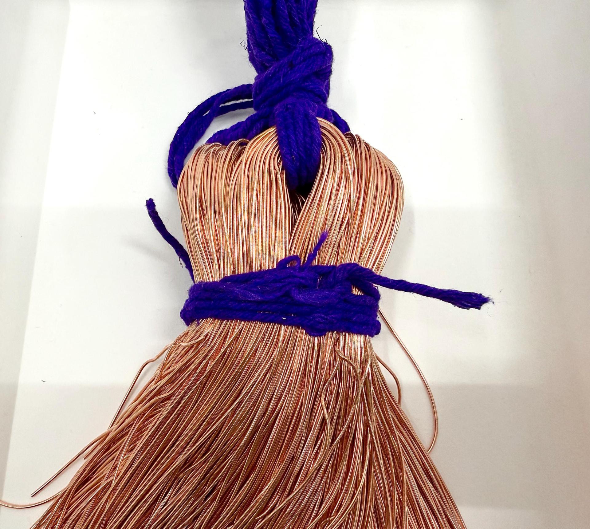 Copper Metallic French Wire, Bullion Wire, Gimp Wire for embroidery craft