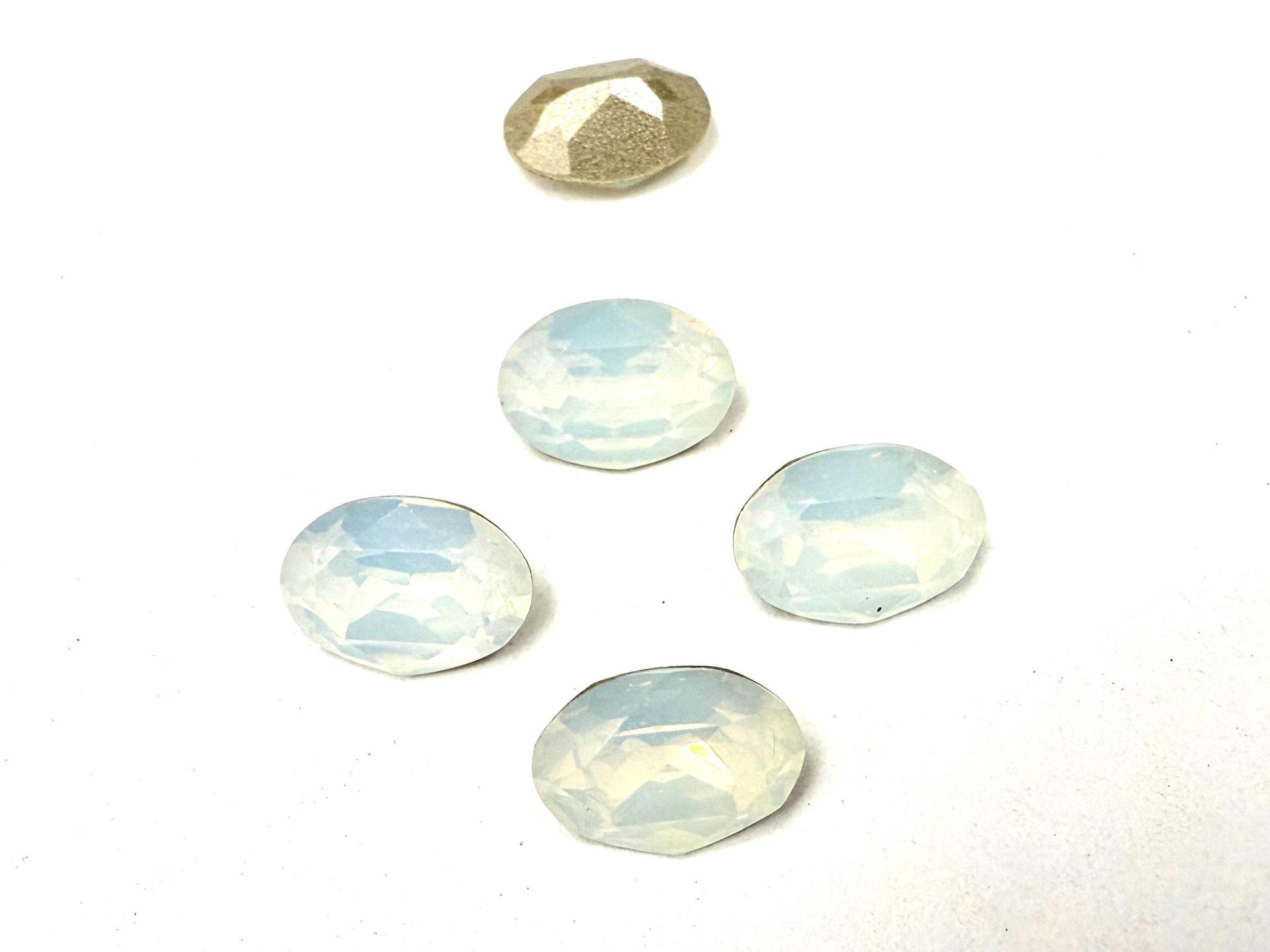 Vintage Swarovski 14x10 mm Crystal Fancy Oval Shape 4128/4100 Premier Crystal Rhinestones Stone gemstones jewlery making color zirconium