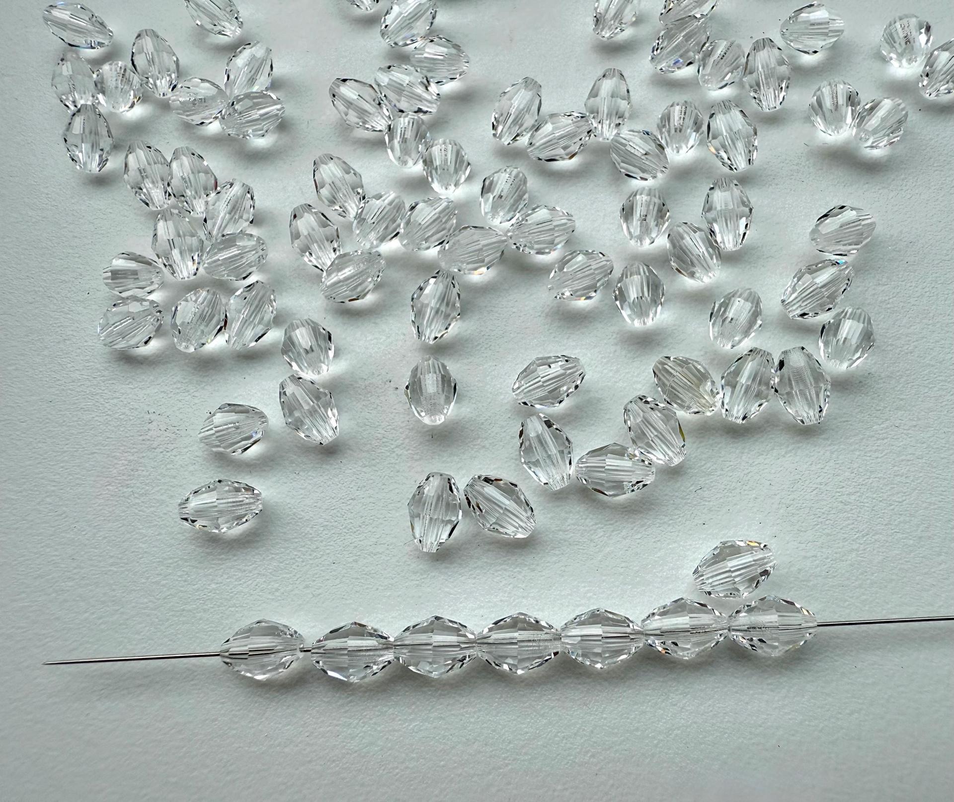 5200 Vintage 6x4 mm Swarovski crystal bead oval shape Crystal fancy beads decorations wedding