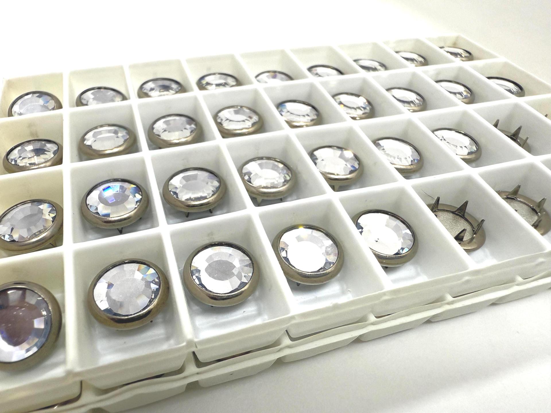 12mm Swarovski 1781/100 Decorative Button Swarovski Crystal vintage articles