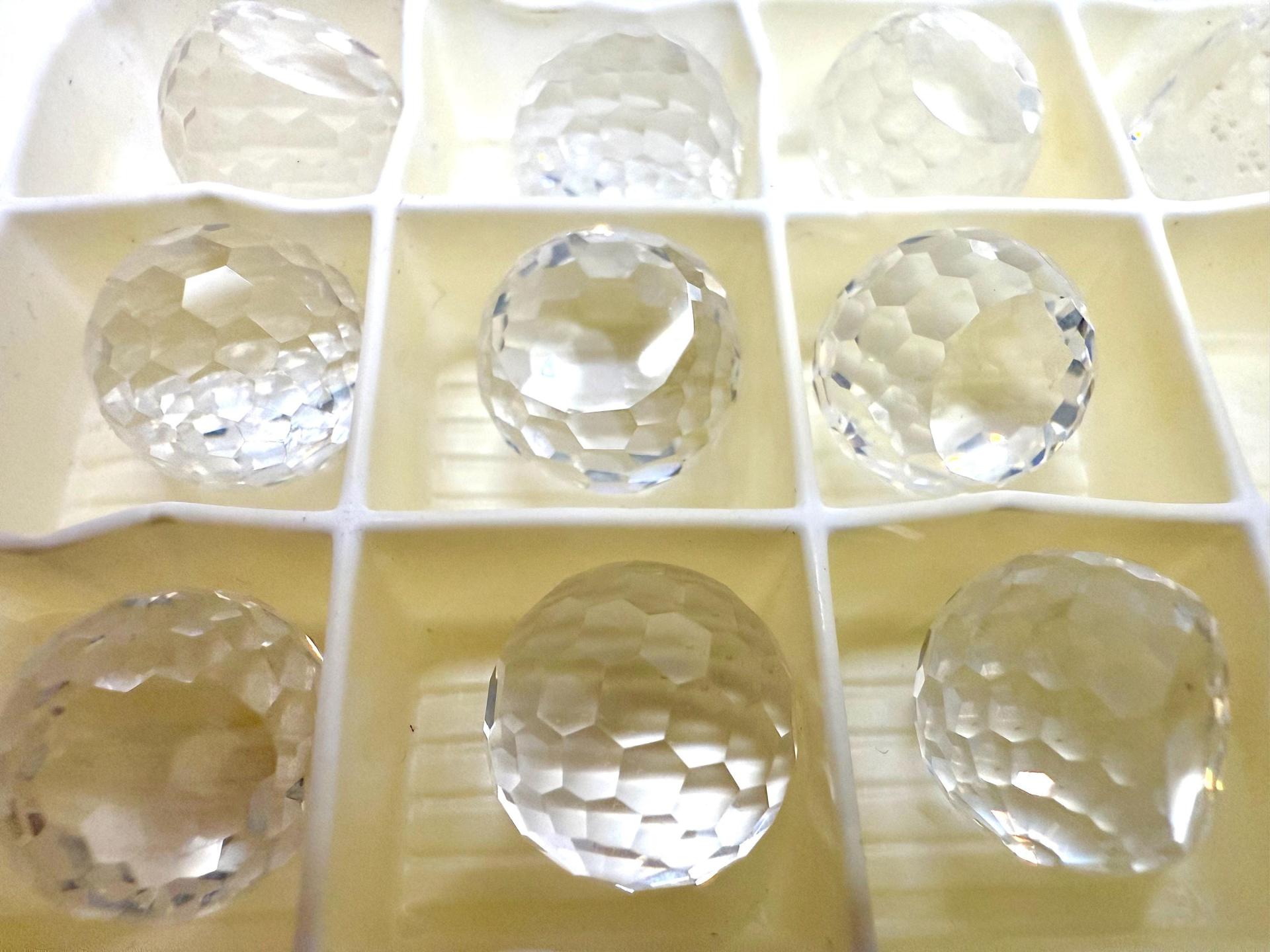 14mm Swarovski 4869 Disco Ball Fancy Stone Vintage Austrian lead Crystal rhinestones 1/2/6/12 Pieces