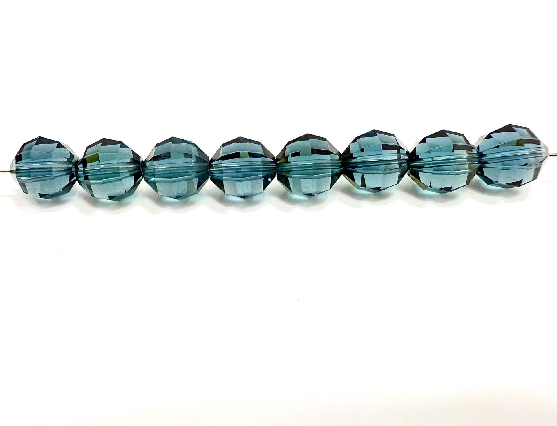 5004 Swarovski 8mm crystal bead round geometric cut in Montana jewelry making beads