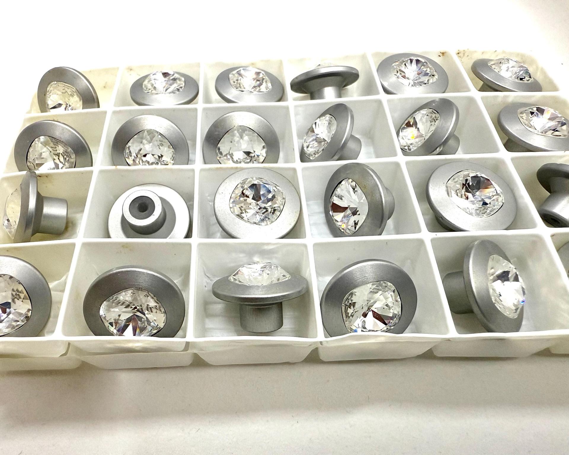 17mm Designer edition Swarovski Jeans Buttons Swarovski Crystal vintage articles