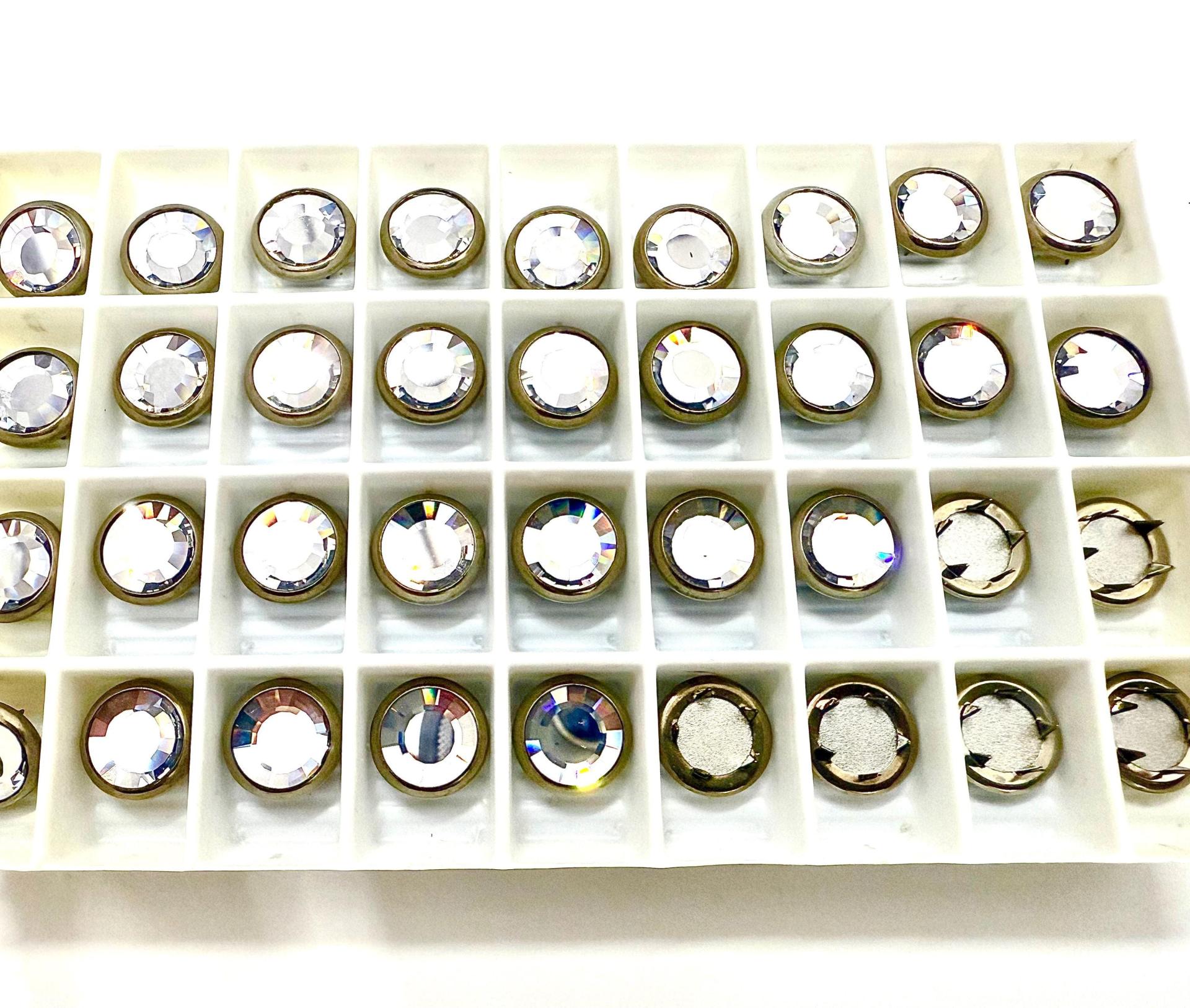 12mm Swarovski 1781/100 Decorative Button Swarovski Crystal vintage articles