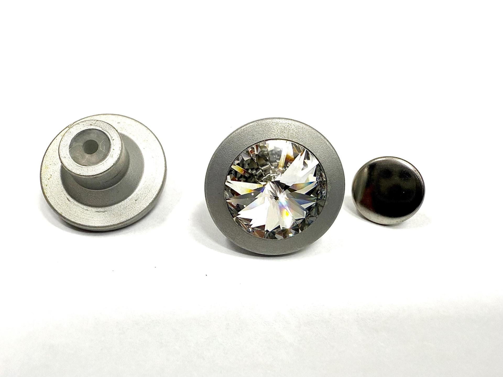 17mm Designer edition Swarovski Jeans Buttons Swarovski Crystal vintage articles 1791/120
