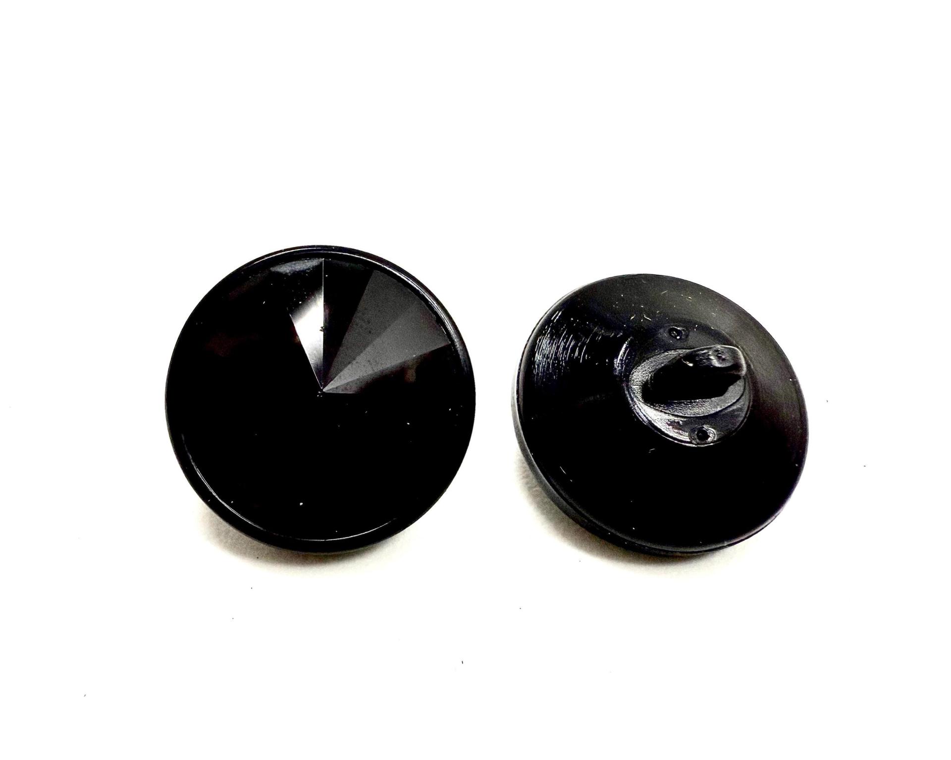 17mm 1770/218 Rhinestone Button with metal shank Swarovski Crystal vintage articles