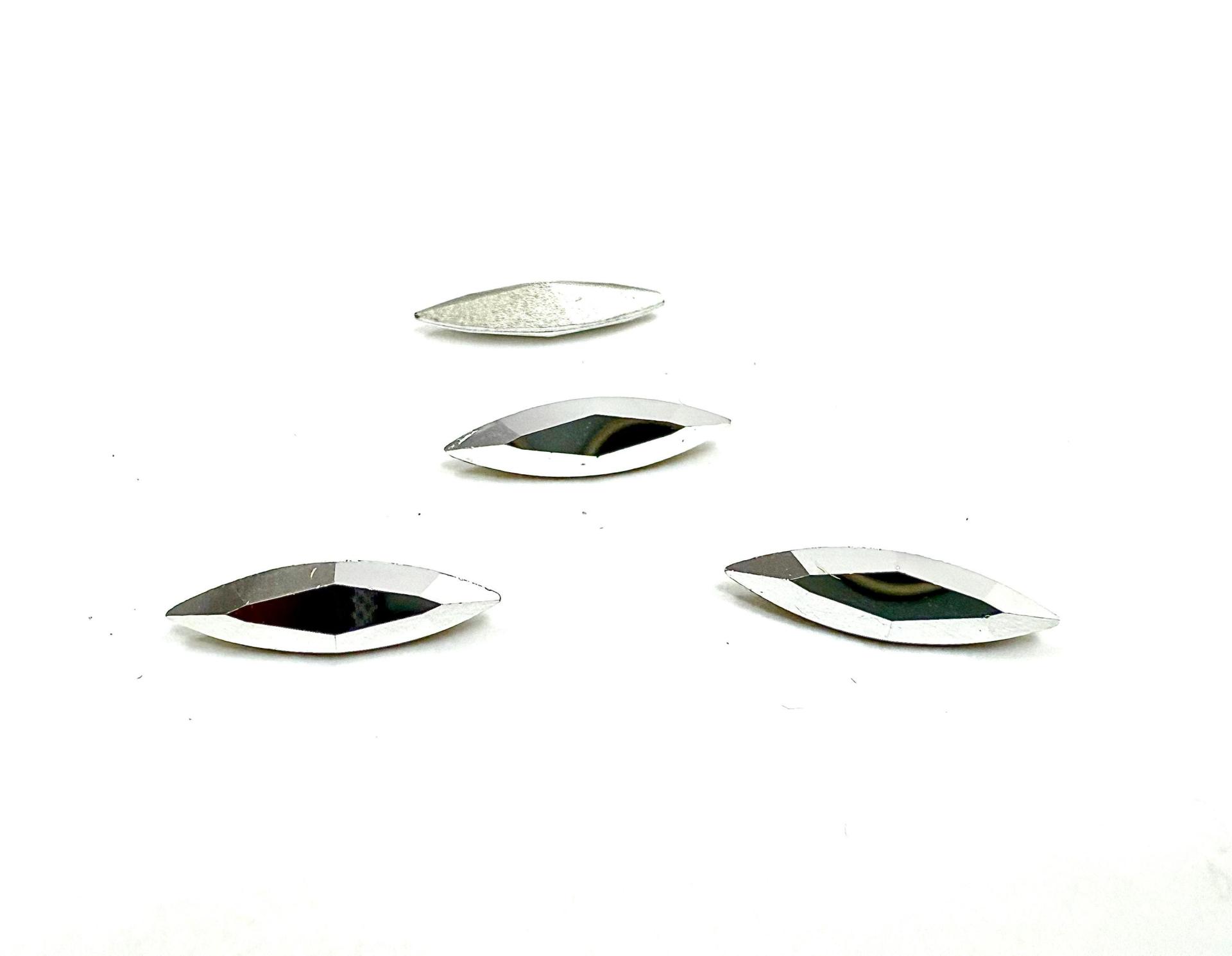 15x4mm Swarovski Crystal Comet Argent Light Marquise New Vintage Pointy Back Navette 4200 crystals Jewelry making stones