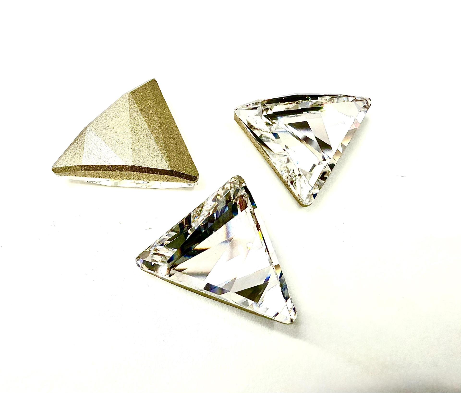 Swarovski 4717 Delta Fancy Stone 21.5mm Crystal Foiled jewelry making stones