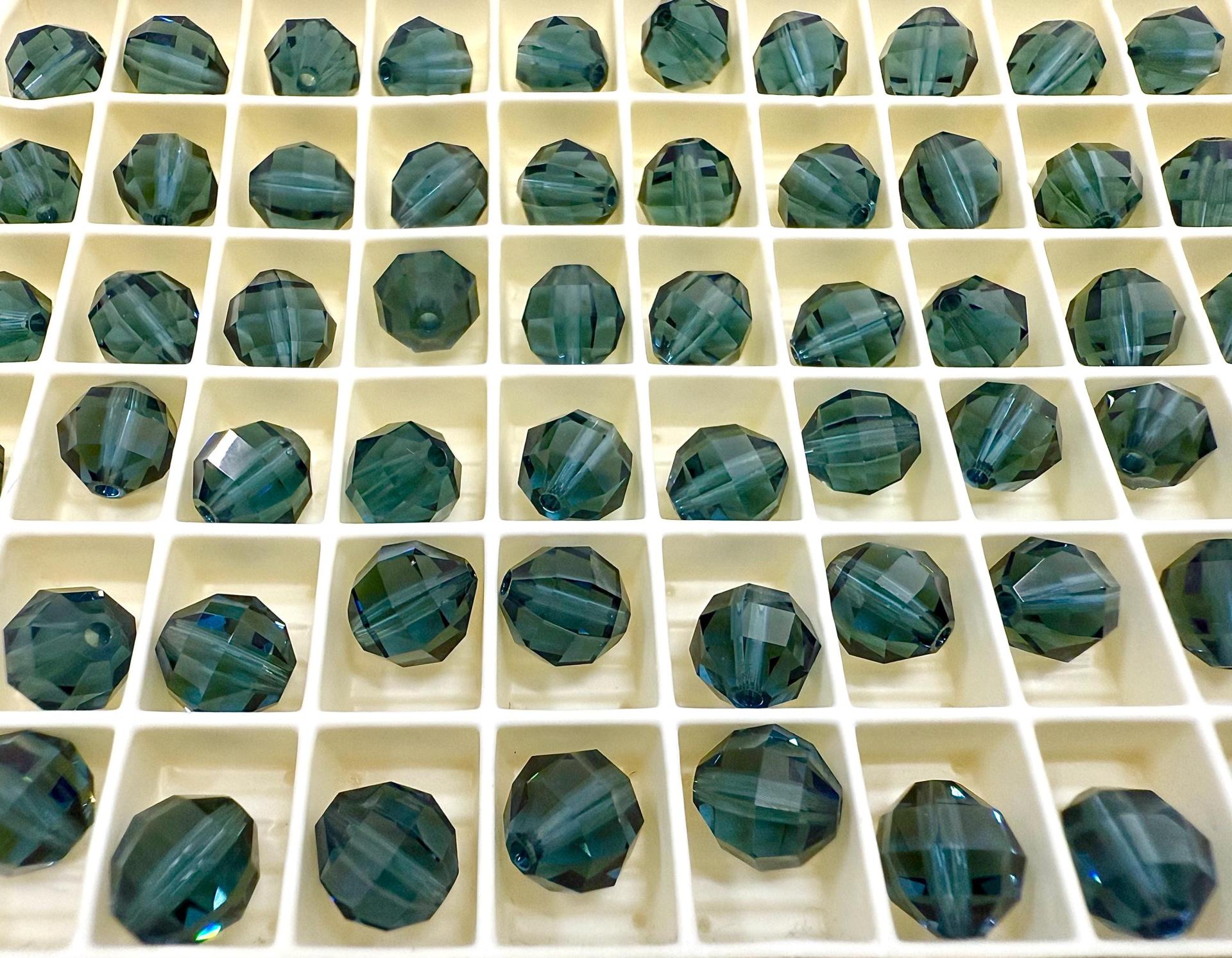 5004 Swarovski 8mm crystal bead round geometric cut in Montana jewelry making beads