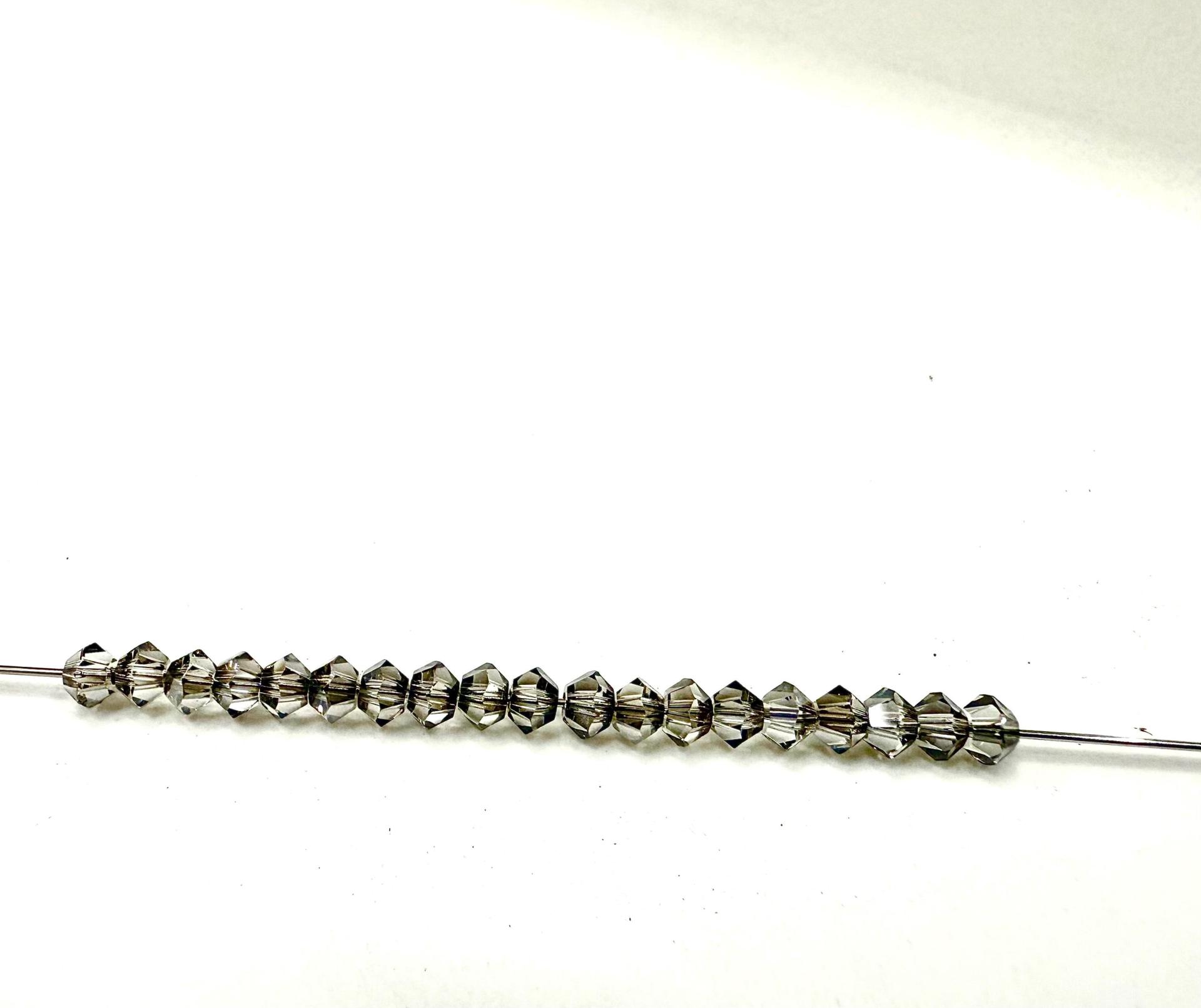 3mm Crystal Satin Swarovski Bicone 5301 Beads Jewelry findings embroidery materials jewelry making