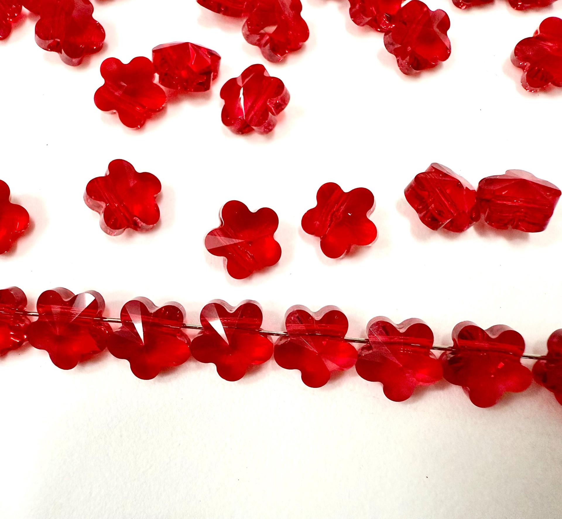 8mm Swarovski 5744 Faceted Flower Crystal Beads side drilled Premium Supply