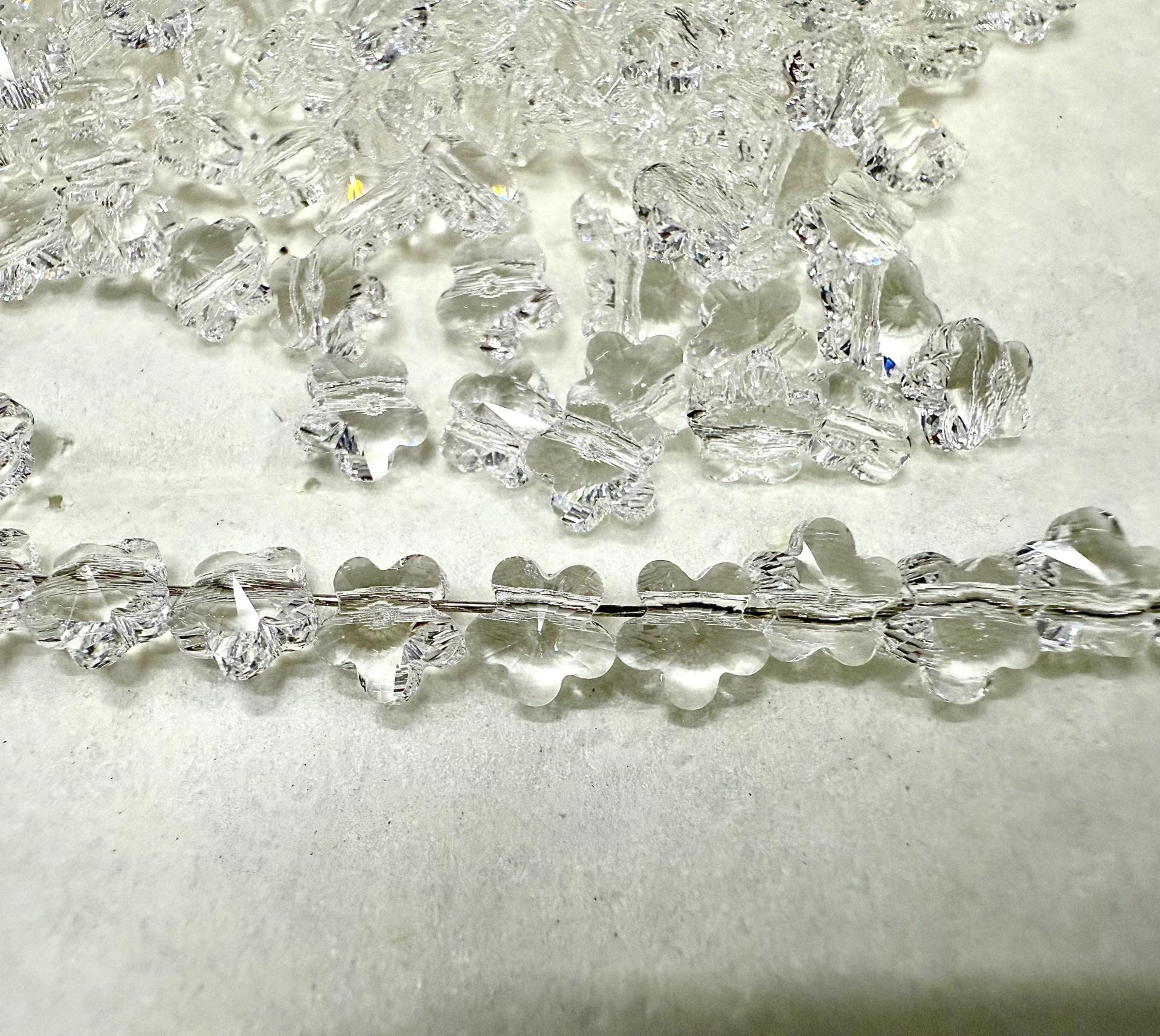 6mm Swarovski 5744 Faceted Flower Crystal Beads side drilled Premium Supply