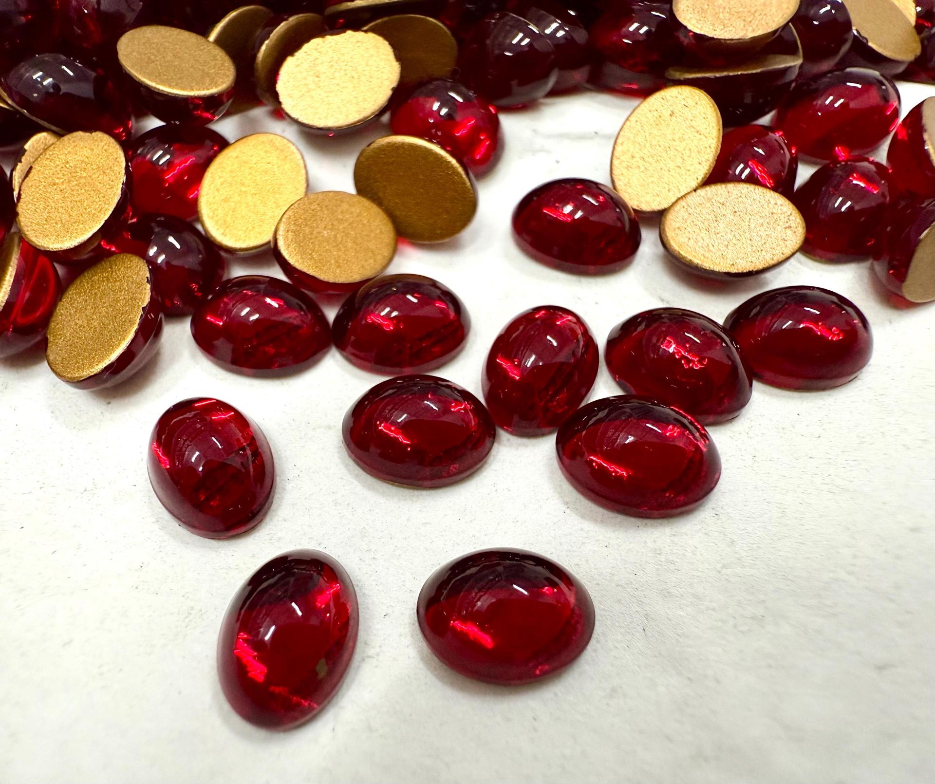 Swarovski 8 X6 mm Vintage 2190 Flat Back Oval Cabochon Cabs Jewelry making components