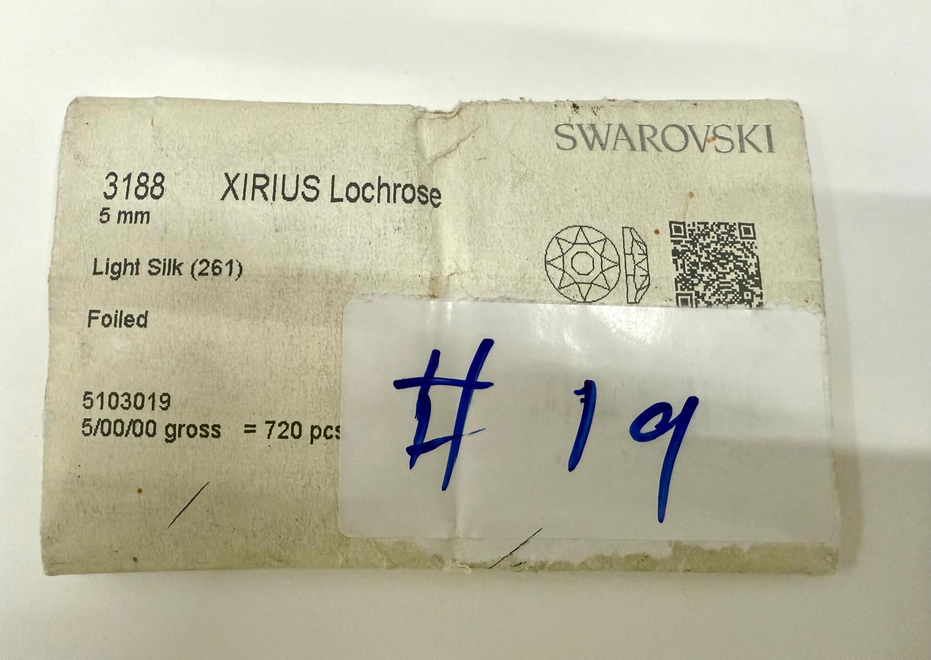 Swarovski Light Silk  5MM Xirius Lochrose SEW ON STONES 3188 embroidery materials couture material
