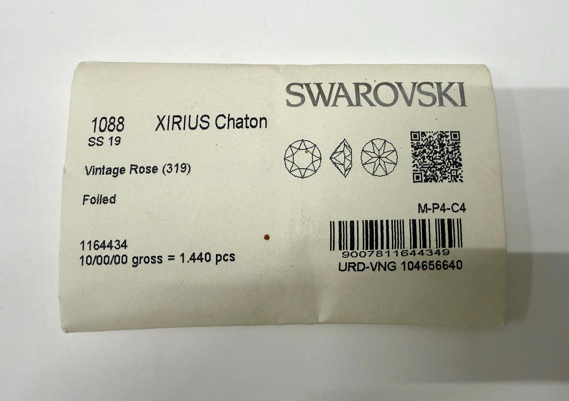 Swarovski Crystal 19ss Vintage Rose 1088 Xirius Chatons Vintage Swarovski rhinestones zirconium Crystal Clay Jewelry Repair