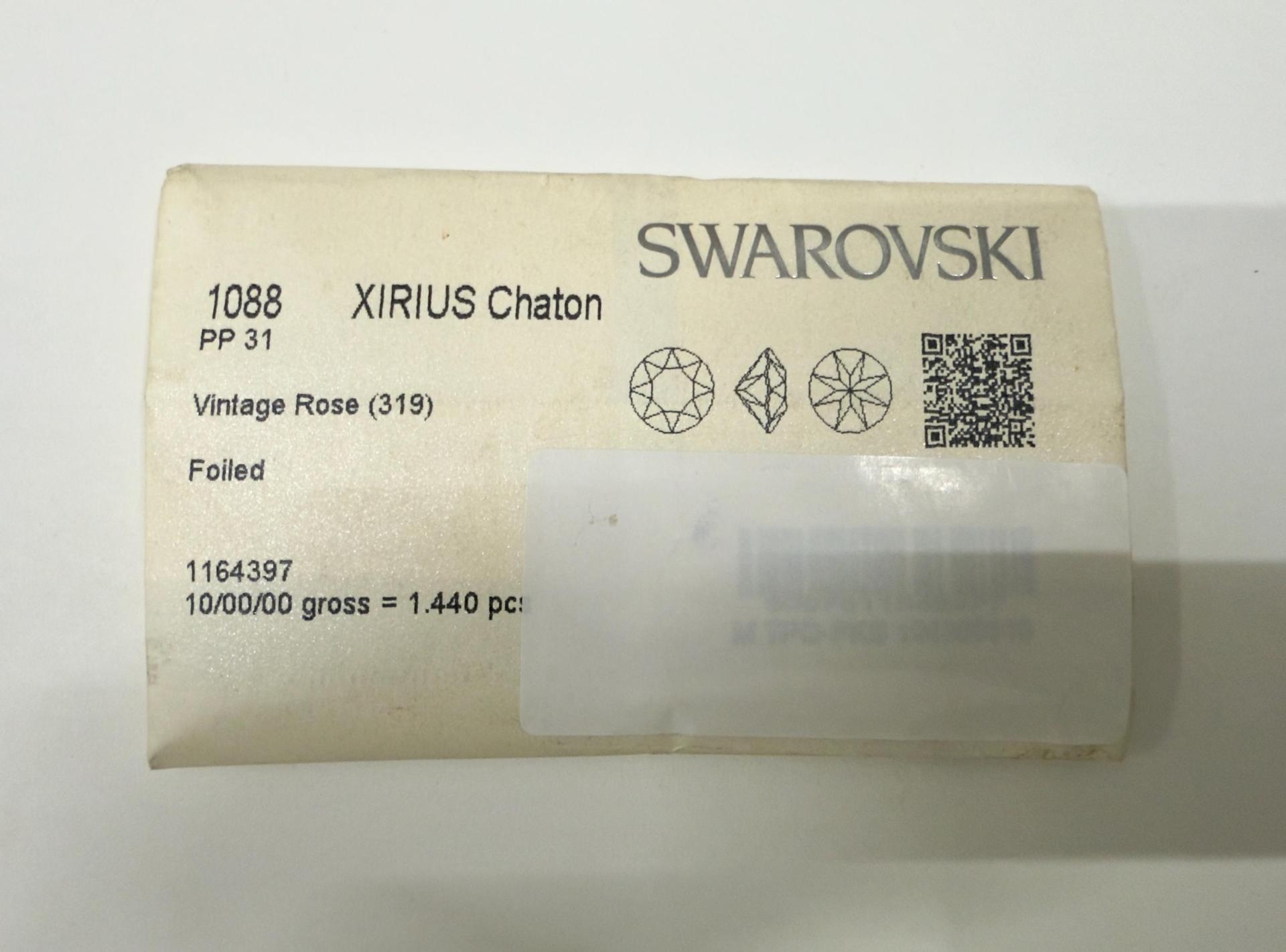 Swarovski Crystal PP31 4mm Vintage Rose 1088 Xirius Chatons Vintage Swarovski rhinestones zirconium Crystal Clay Jewelry Repair